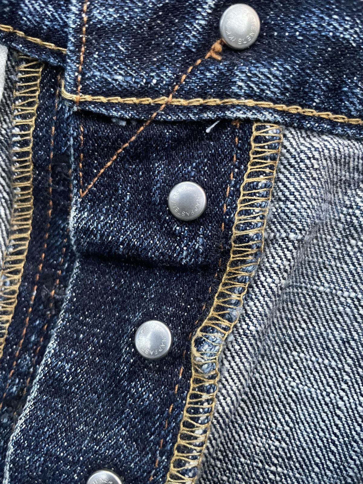 EIGHT-G × Japanese Brand Vintage Eight G Selvedge Aging & Distressed Denim Size US 30 / EU 46 - 16 Thumbnail