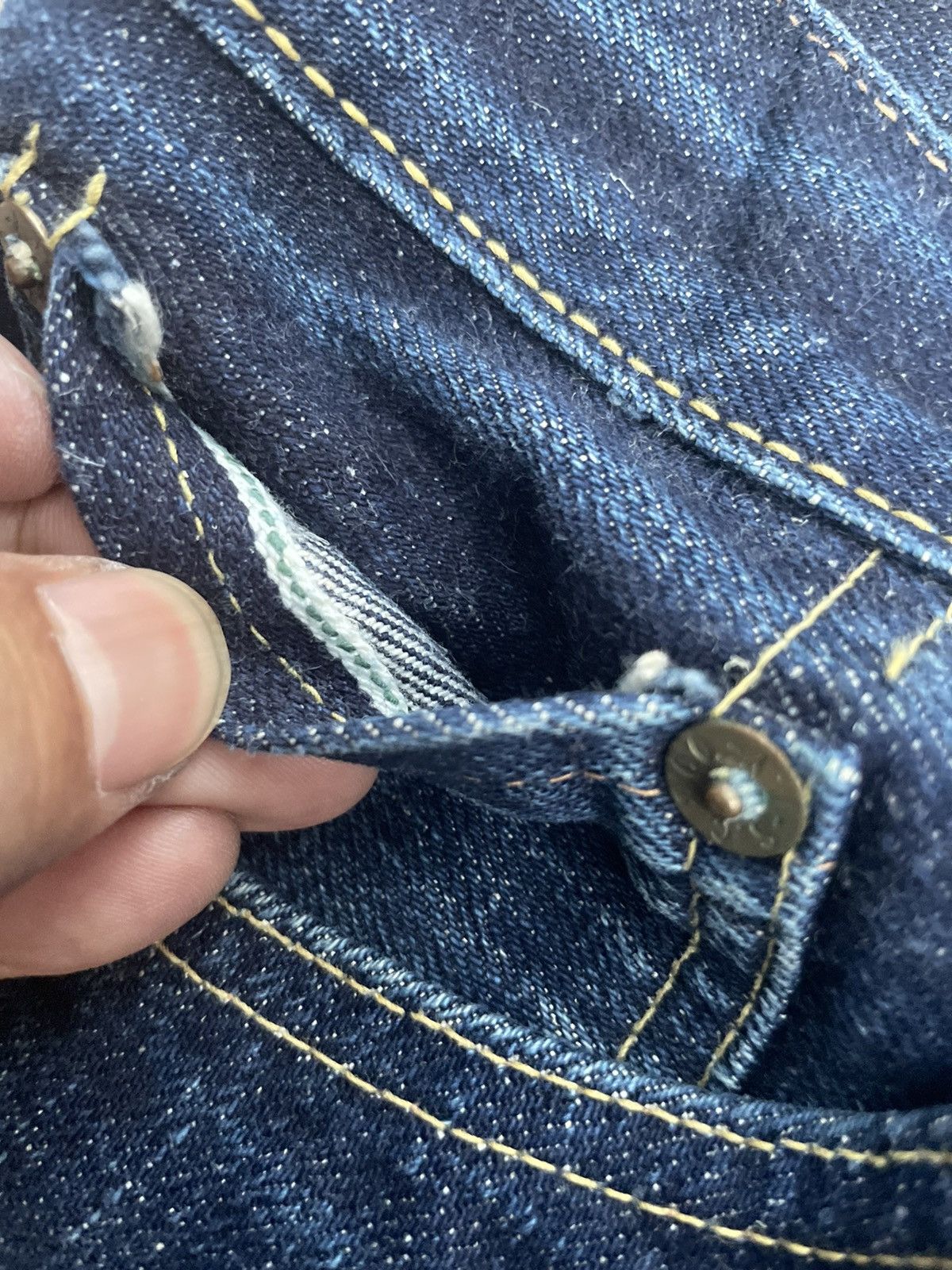 Japanese Brand Vintage Sugar Cane Selvedge Denim Size US 30 / EU 46 - 19 Thumbnail