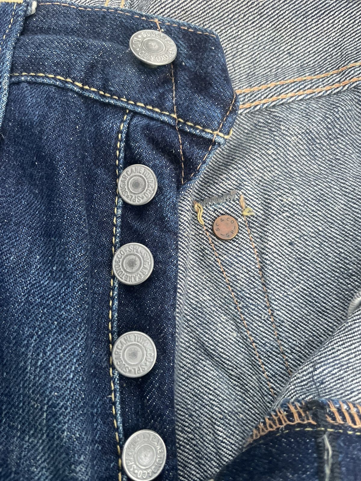 Japanese Brand Vintage Sugar Cane Selvedge Denim Size US 30 / EU 46 - 21 Thumbnail