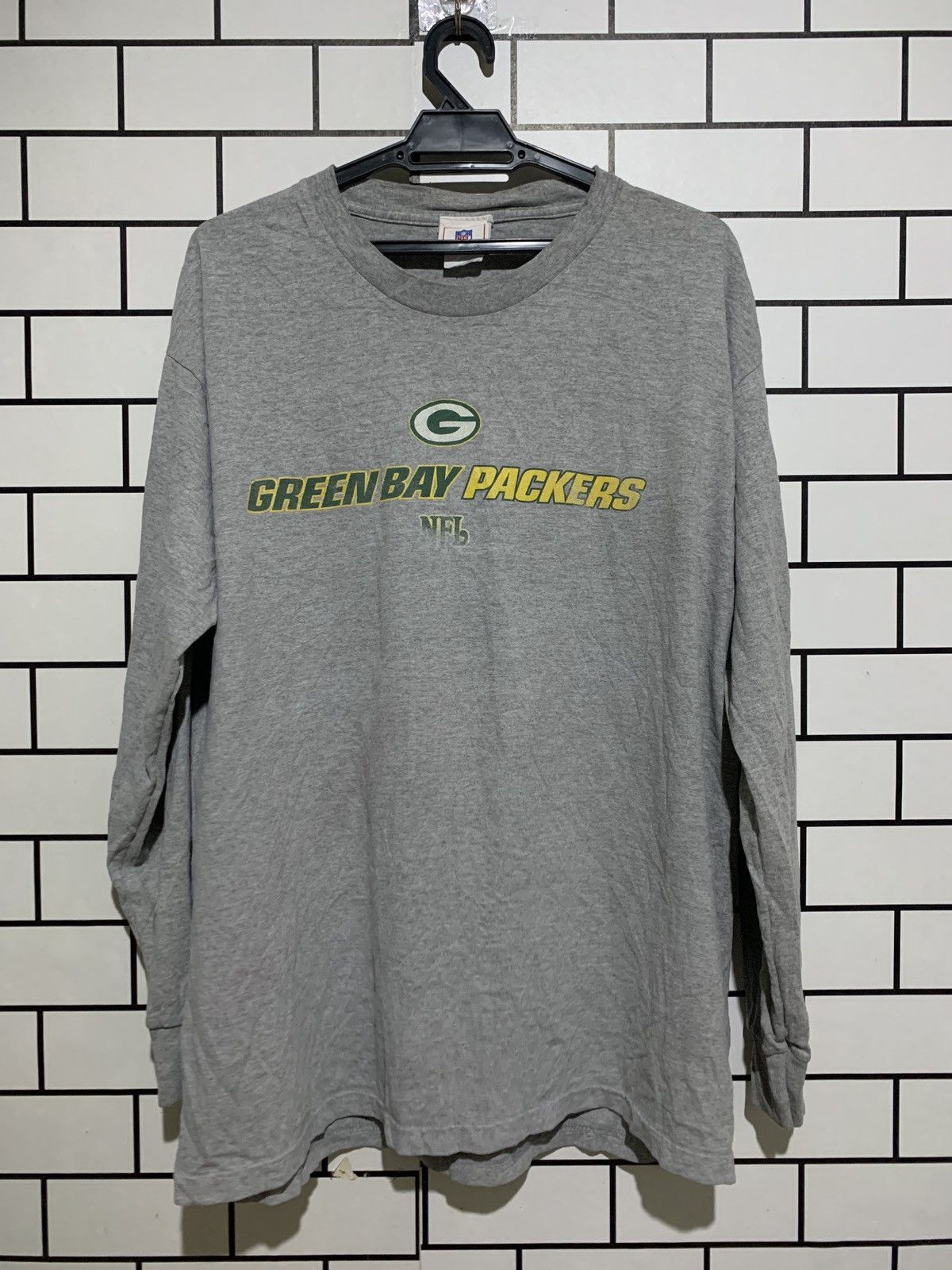 image of Vintage Green Bay Packers Vd15 in Grey, Men's (Size XL)