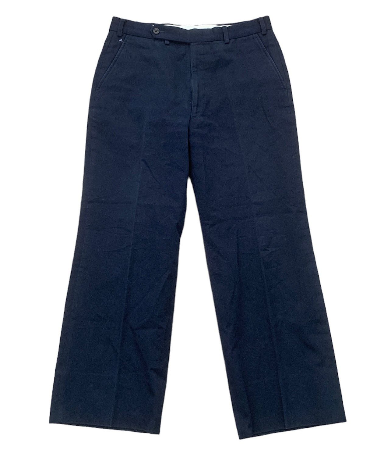 Burberry 90s Burberry England indigo blue chinos pants Size US 31 - 1 Thumbnail