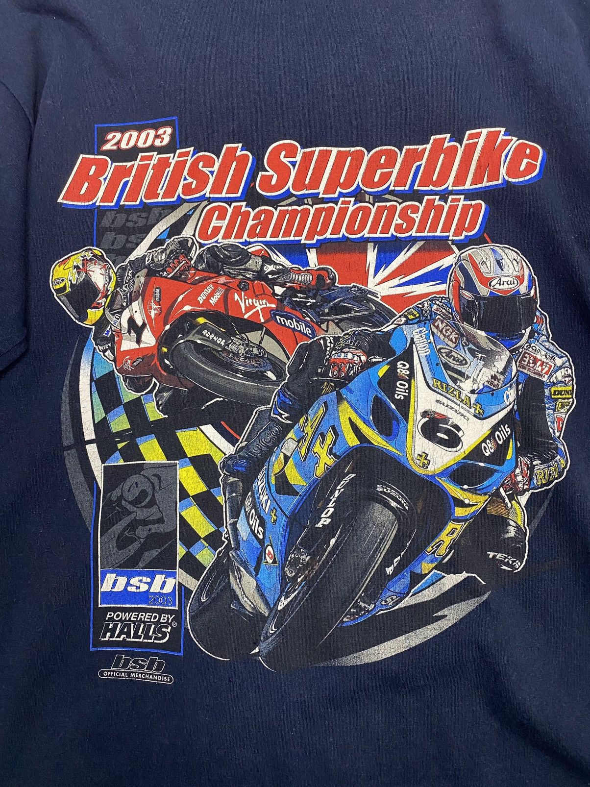 Band Tees Vintage 2000s Stuart Easton Ducati Guy Martin Suzuki Riders Size US M / EU 48-50 / 2 - 6 Thumbnail