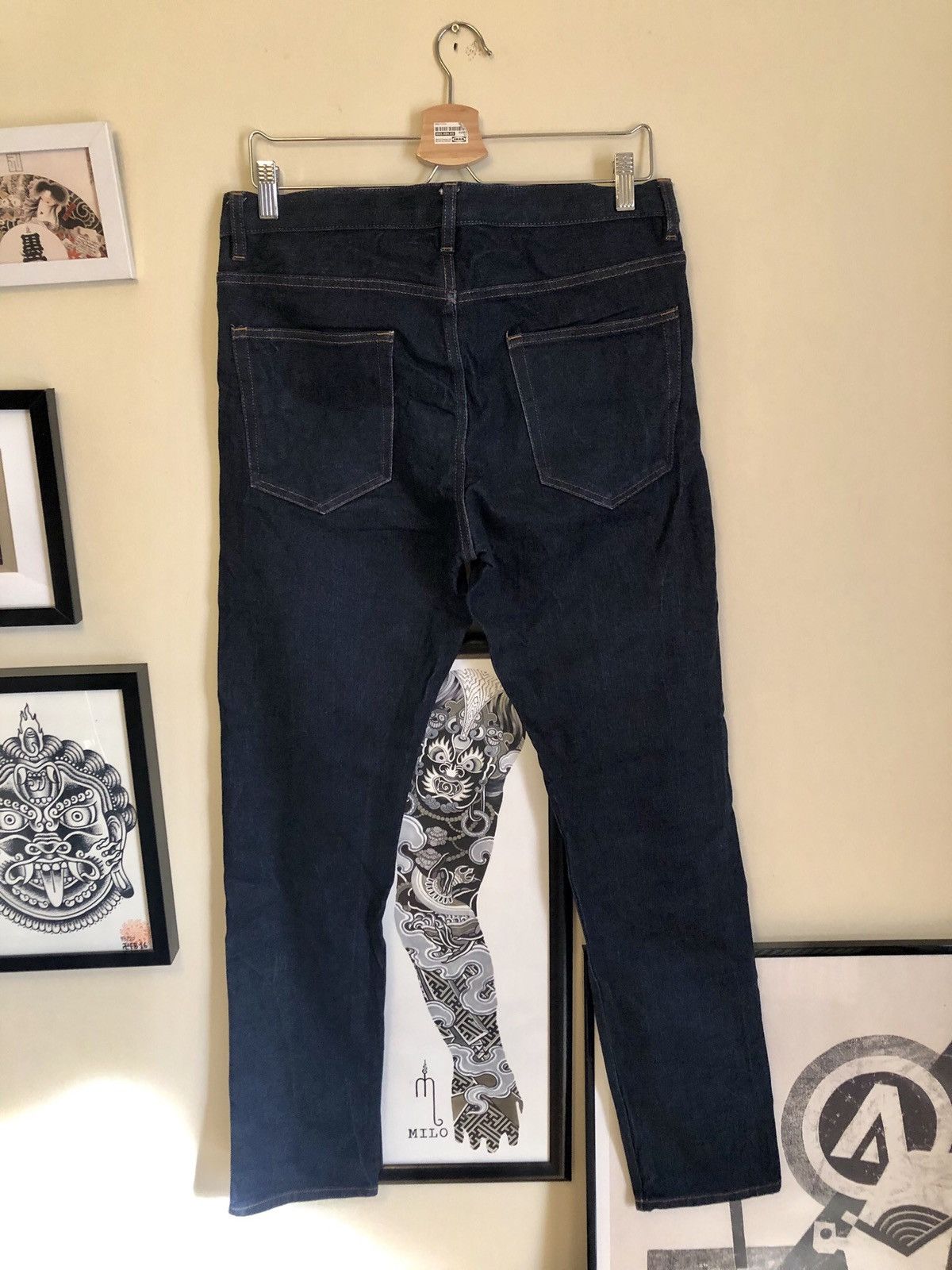 H&M H&M Edition Raw Selvedge Denim jeans Size US 32 / EU 48 - 4 Thumbnail