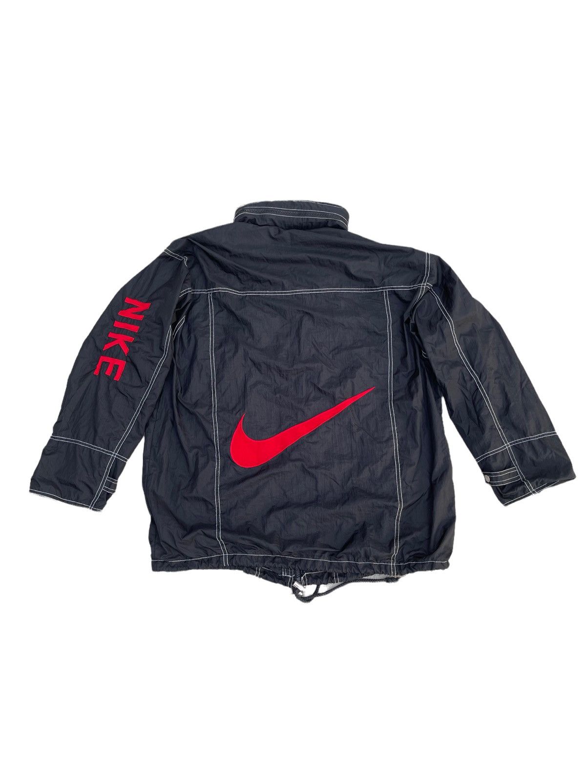 Nike Vintage Nike Swoosh Big Logo Light Jacket Size US L / EU 52-54 / 3 - 4 Thumbnail