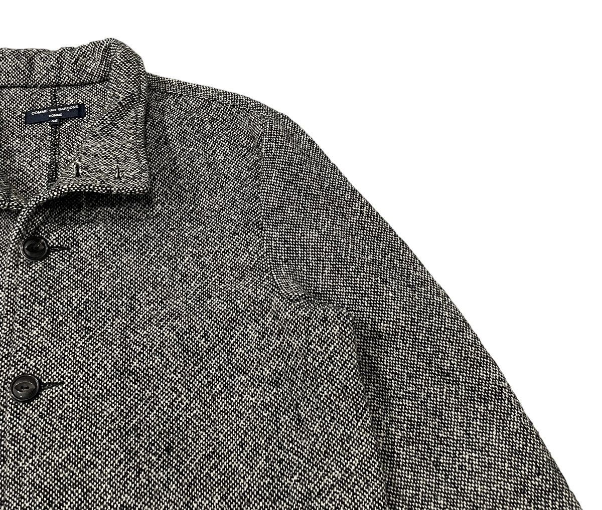 CDG by Comme des Garcons AD2006 Comme Des Garcons Homme Wool Buttons Long Jacket Size US XS / EU 42 / 0 - 3 Thumbnail
