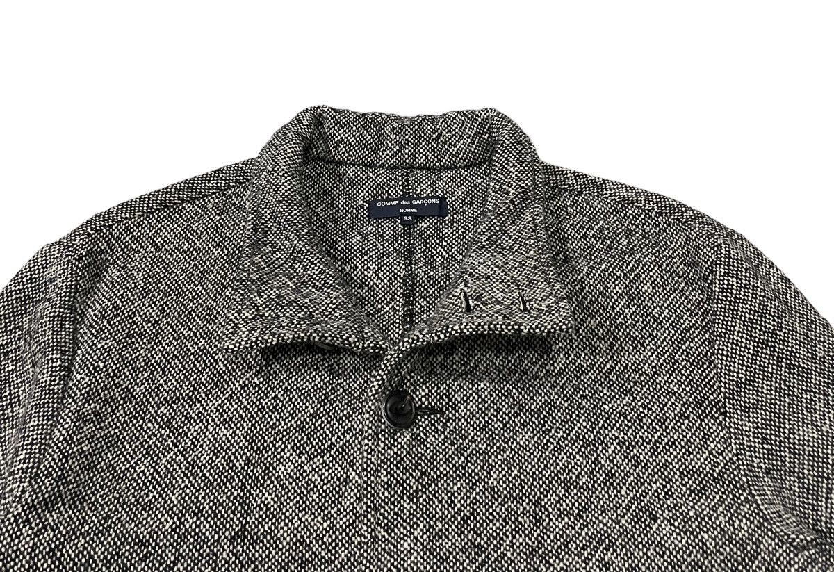 CDG by Comme des Garcons AD2006 Comme Des Garcons Homme Wool Buttons Long Jacket Size US XS / EU 42 / 0 - 8 Thumbnail