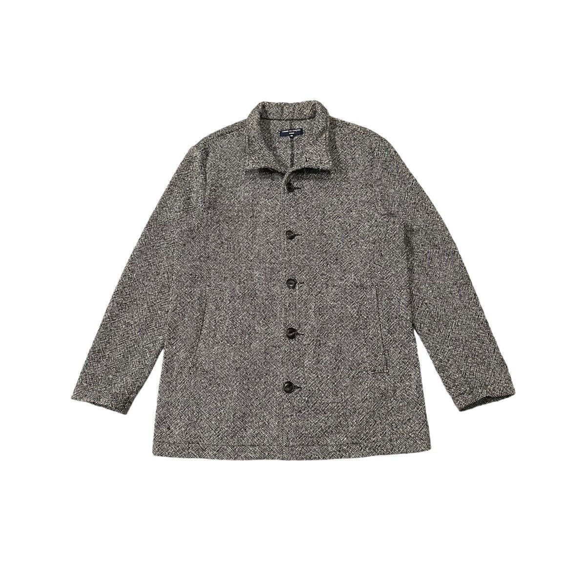 CDG by Comme des Garcons AD2006 Comme Des Garcons Homme Wool Buttons Long Jacket Size US XS / EU 42 / 0 - 1 Thumbnail