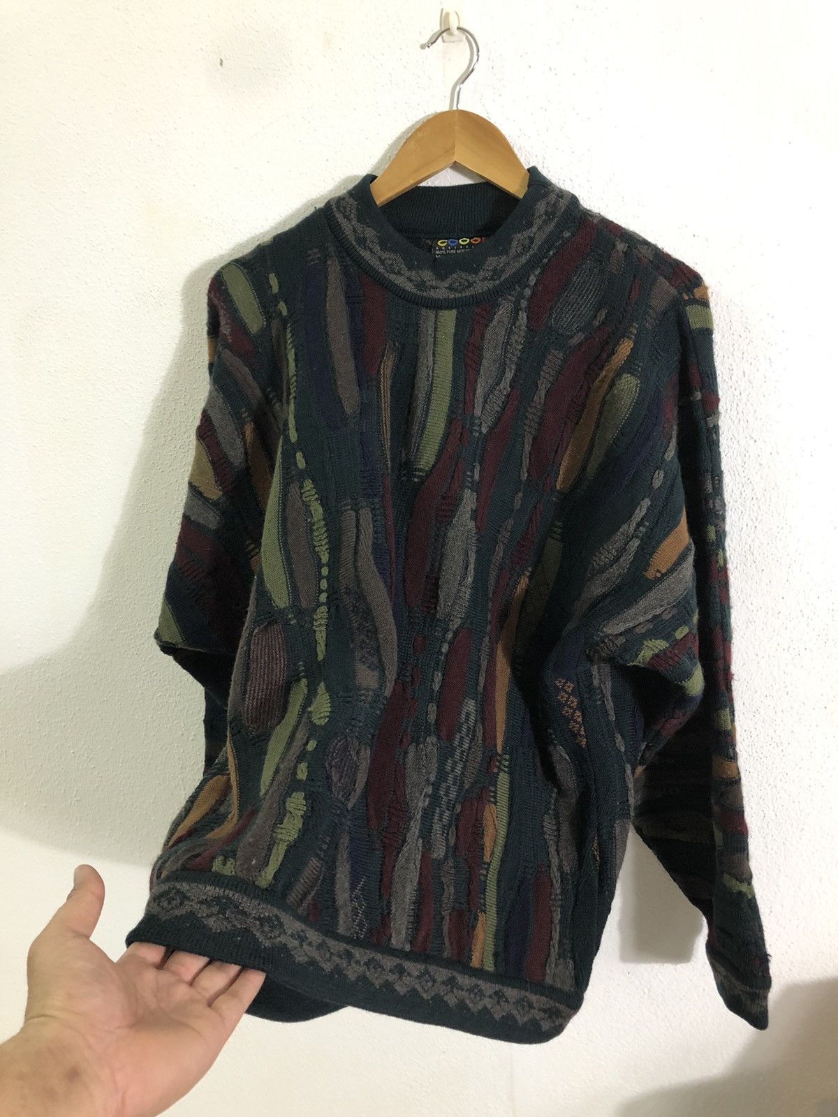 Coogi Vintage Coogi Cable Knitwear Made In Australia Biggie Style Size US M / EU 48-50 / 2 - 7 Thumbnail