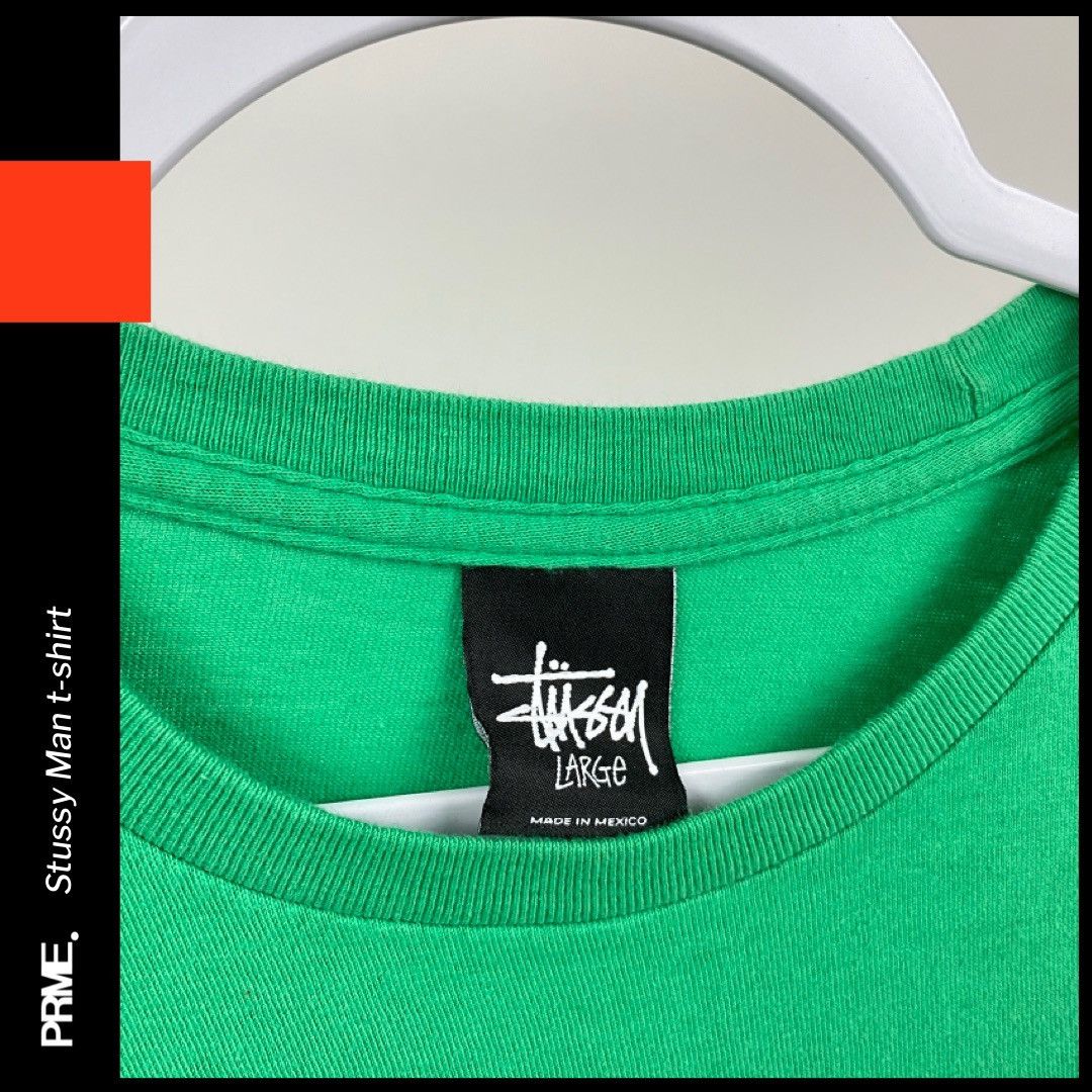 Stussy × Vintage vintage STUSSY Logo Man spellout t-shirt Size US L / EU 52-54 / 3 - 7 Thumbnail