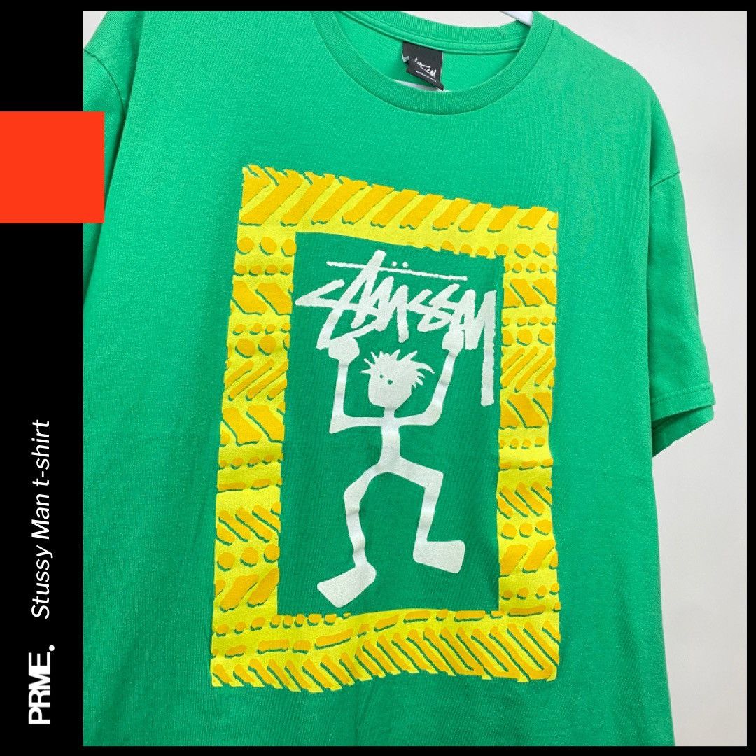 Stussy × Vintage vintage STUSSY Logo Man spellout t-shirt Size US L / EU 52-54 / 3 - 3 Thumbnail