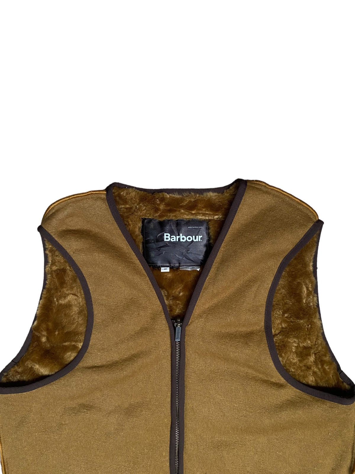 Barbour Rare Design Vintage Brand Barbour Suede Leather Vests 1990s Size US M / EU 48-50 / 2 - 4 Thumbnail