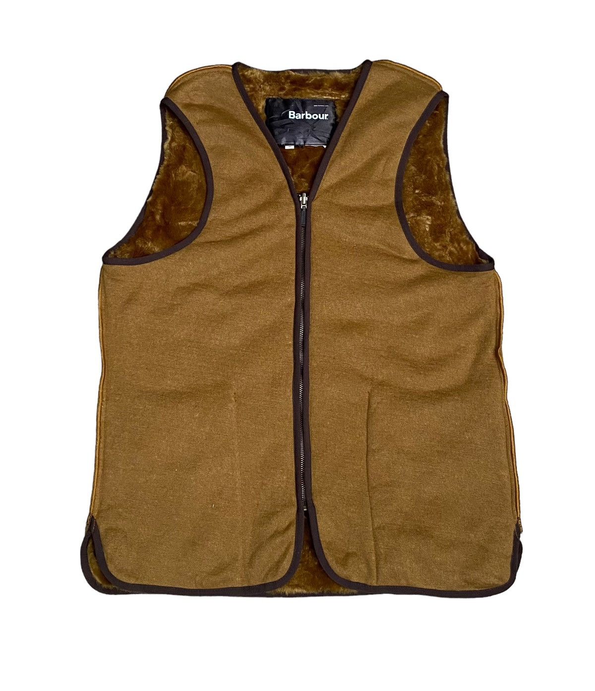 Barbour Rare Design Vintage Brand Barbour Suede Leather Vests 1990s Size US M / EU 48-50 / 2 - 1 Thumbnail