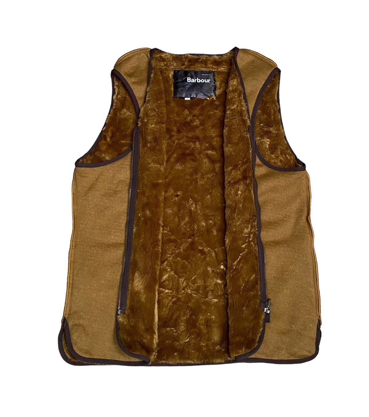 Barbour Rare Design Vintage Brand Barbour Suede Leather Vests 1990s Size US M / EU 48-50 / 2 - 2 Thumbnail