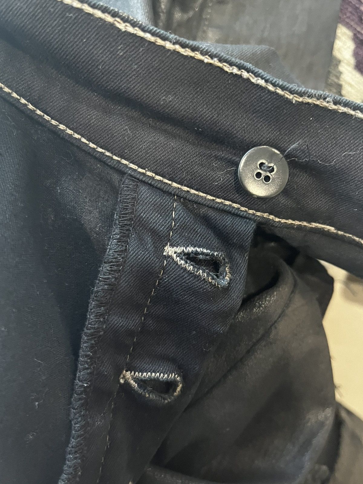 Rick Owens × Rick Owens Drkshdw Rick Owens Skirt/Kilt Waxed Denim Size US 31 - 11 Thumbnail