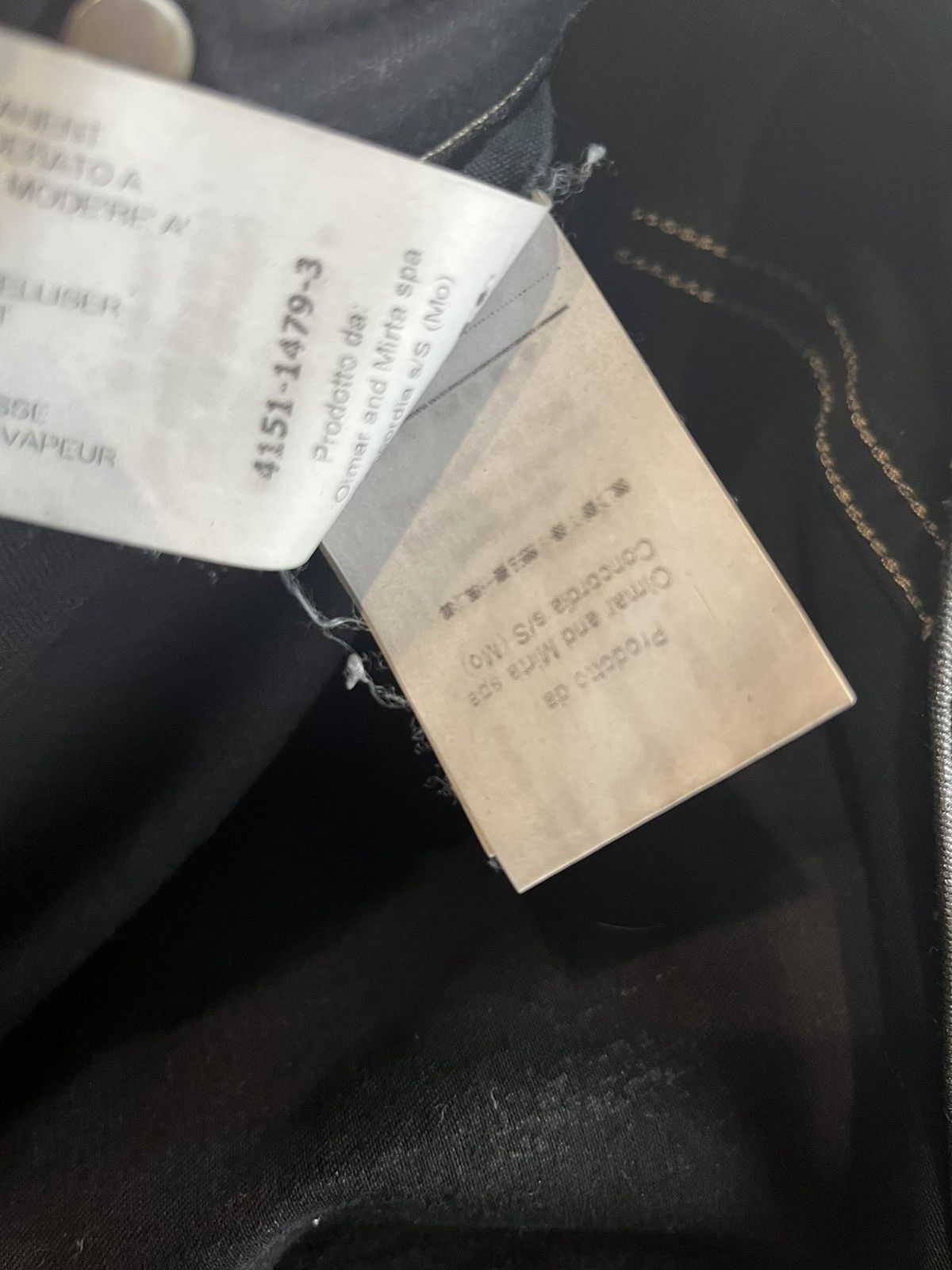 Rick Owens × Rick Owens Drkshdw Rick Owens Skirt/Kilt Waxed Denim Size US 31 - 9 Thumbnail