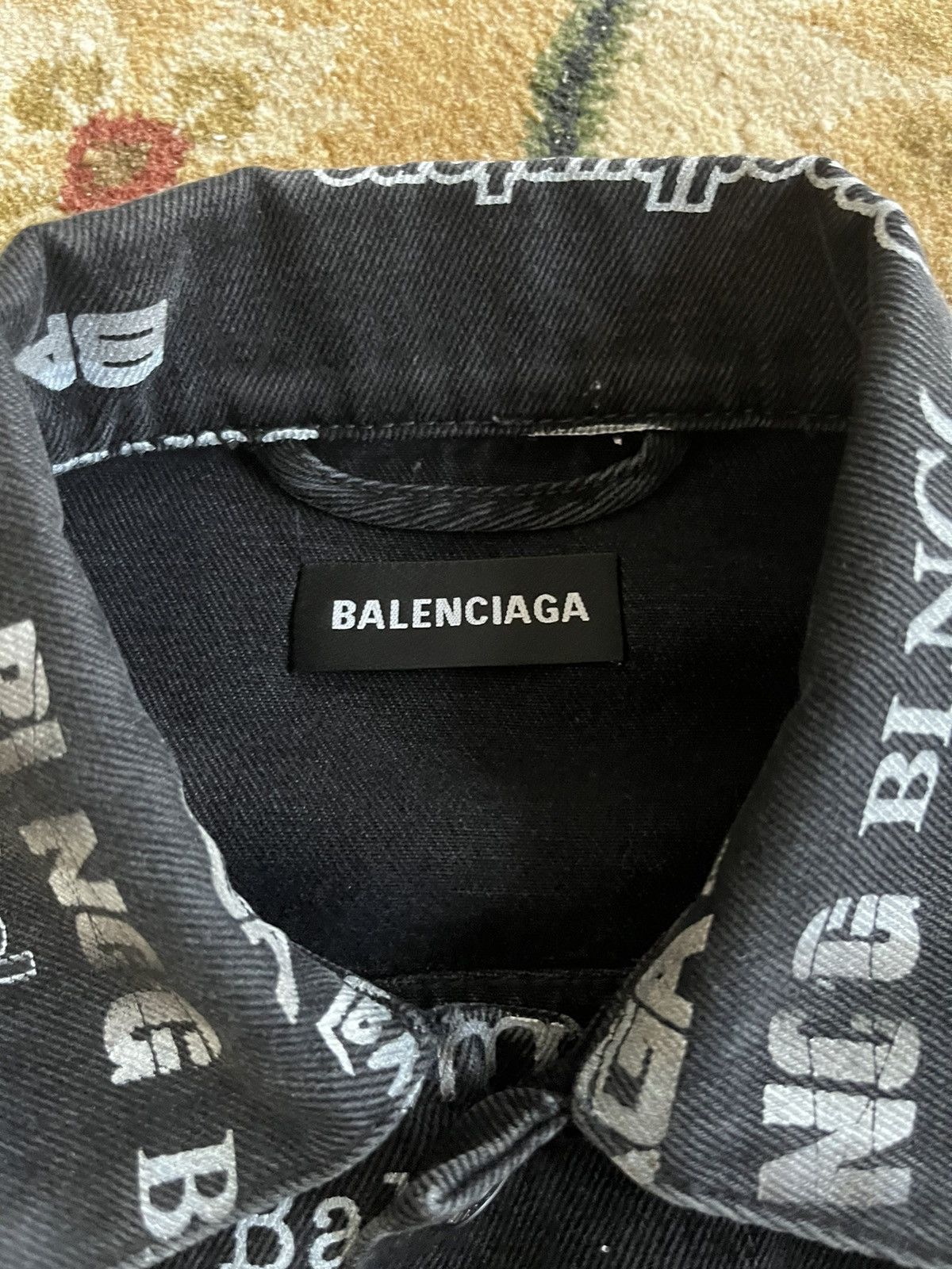 Balenciaga Balenciaga All Over Denim Jacket Size US S / EU 44-46 / 1 - 6 Thumbnail