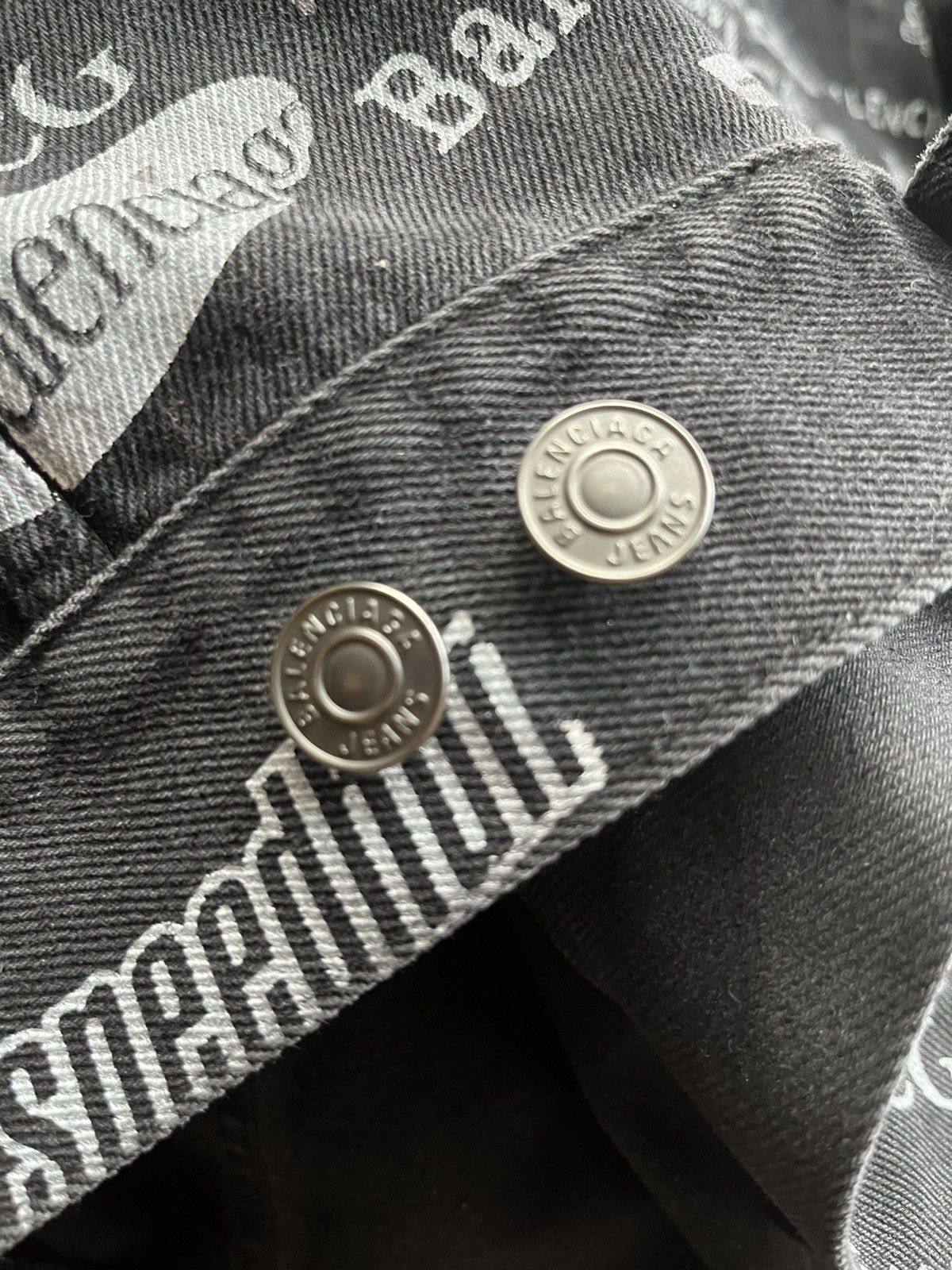 Balenciaga Balenciaga All Over Denim Jacket Size US S / EU 44-46 / 1 - 7 Thumbnail