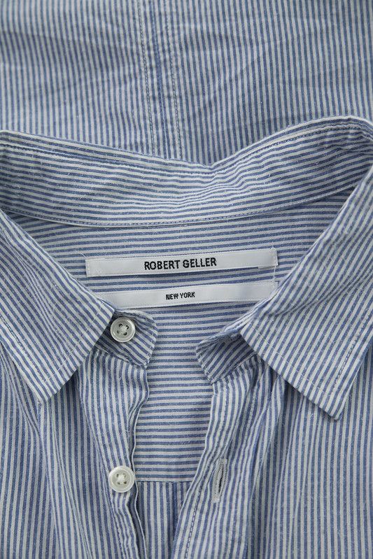 Robert Geller AW12 bicolor striped shirt Size US M / EU 48-50 / 2 - 5 Thumbnail