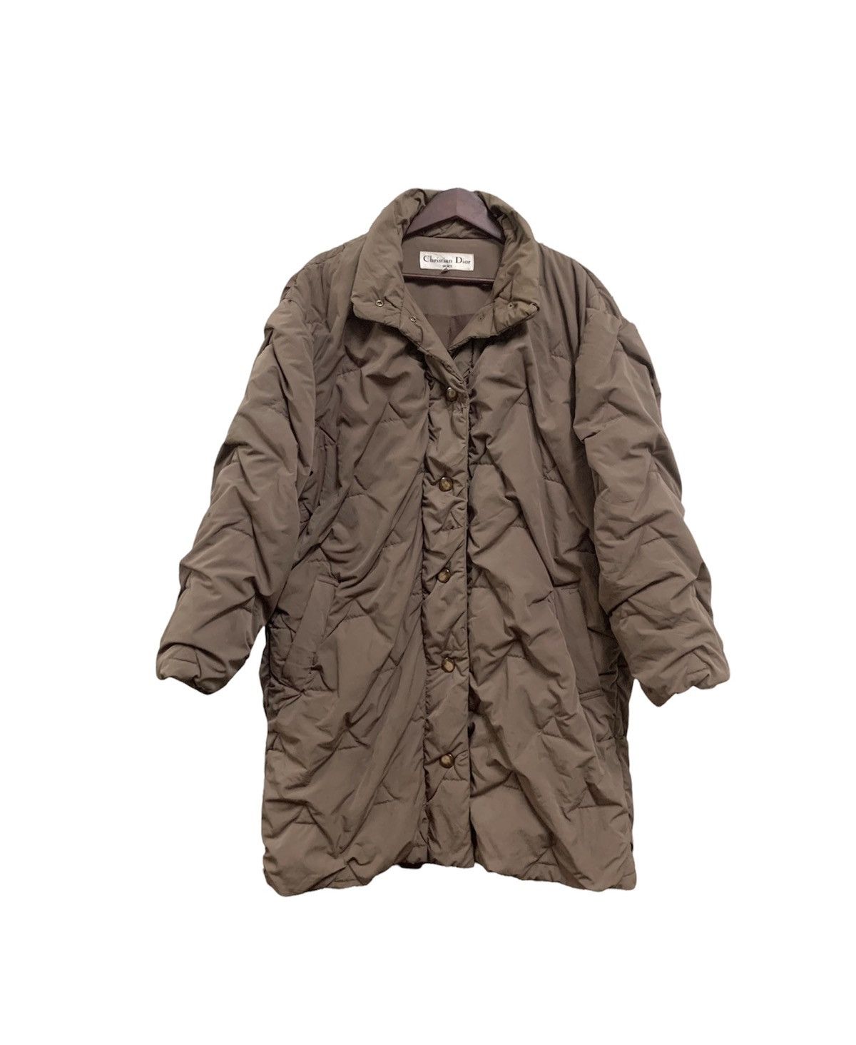 Christian Dior Monsieur 🔥Christian Dior Diamond Puffer Brown Long Jacket Size US L / EU 52-54 / 3 - 2 Thumbnail