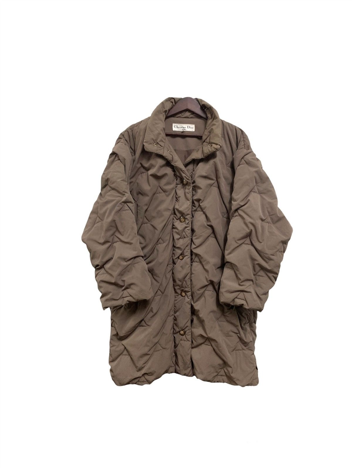 Christian Dior Monsieur 🔥Christian Dior Diamond Puffer Brown Long Jacket Size US L / EU 52-54 / 3 - 1 Thumbnail
