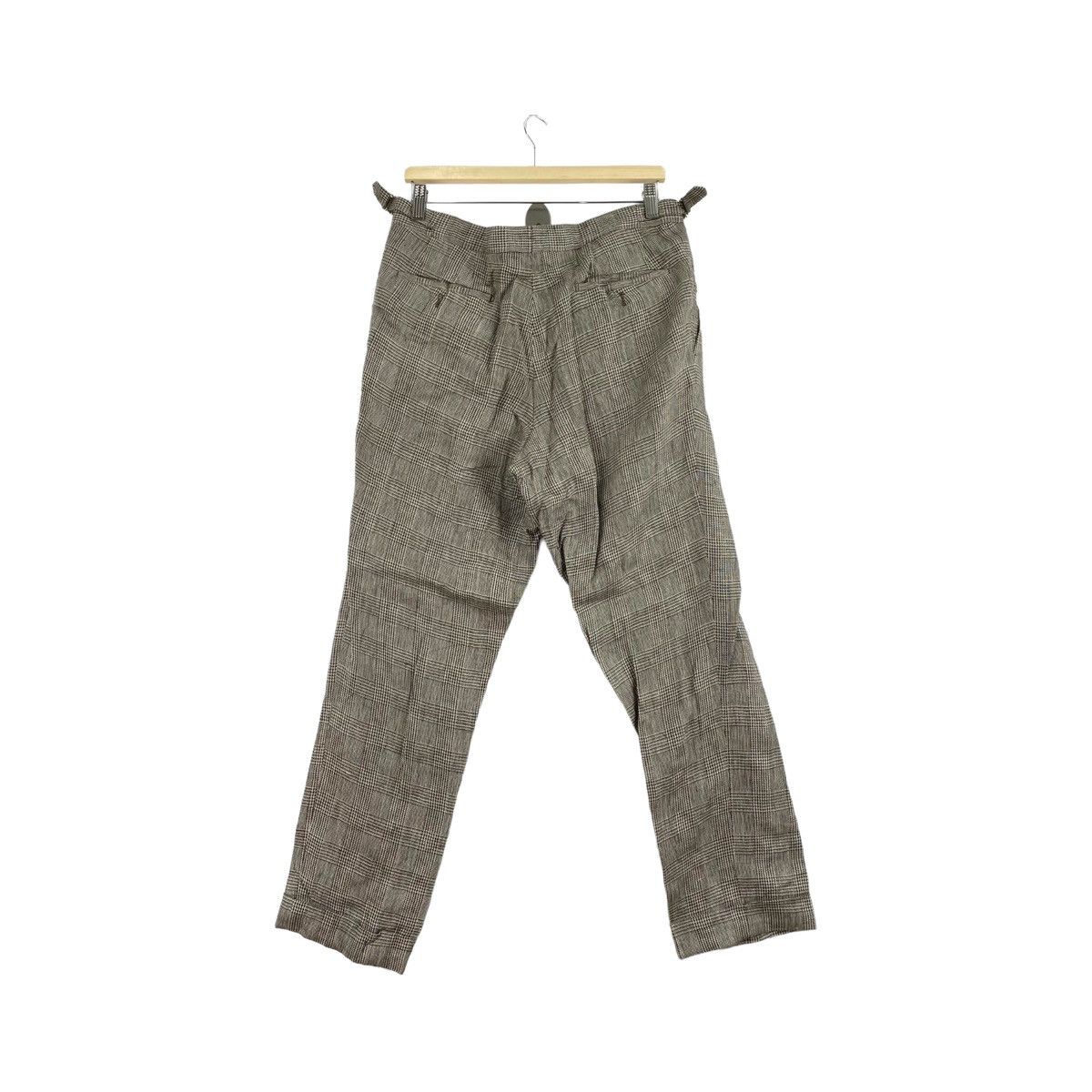 Vintage Vintage BERNARD ZINS BEAMS Checked Grey Casual Trousers Pant Size US 36 / EU 52 - 3 Thumbnail