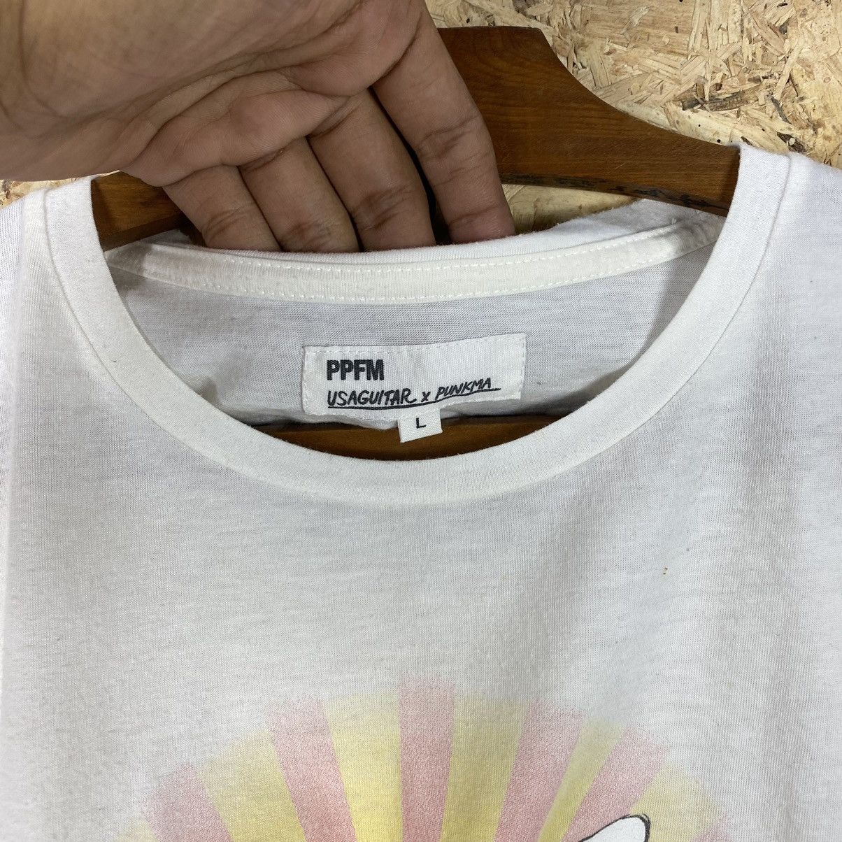 Band Tees × Japanese Brand × PPFM PPFM USAGUITAR X PUNKMA COLLABRATION TSHIRT Size US M / EU 48-50 / 2 - 5 Thumbnail