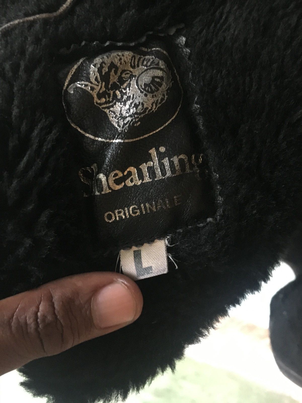 Vintage SHEARLING BLACK SIZE L JACKET LEATHER ITALY Size US L / EU 52-54 / 3 - 4 Thumbnail