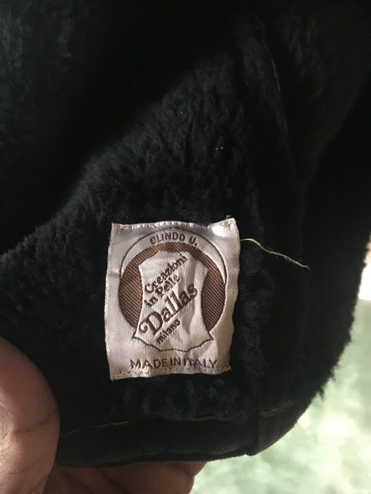 Vintage SHEARLING BLACK SIZE L JACKET LEATHER ITALY Size US L / EU 52-54 / 3 - 5 Thumbnail