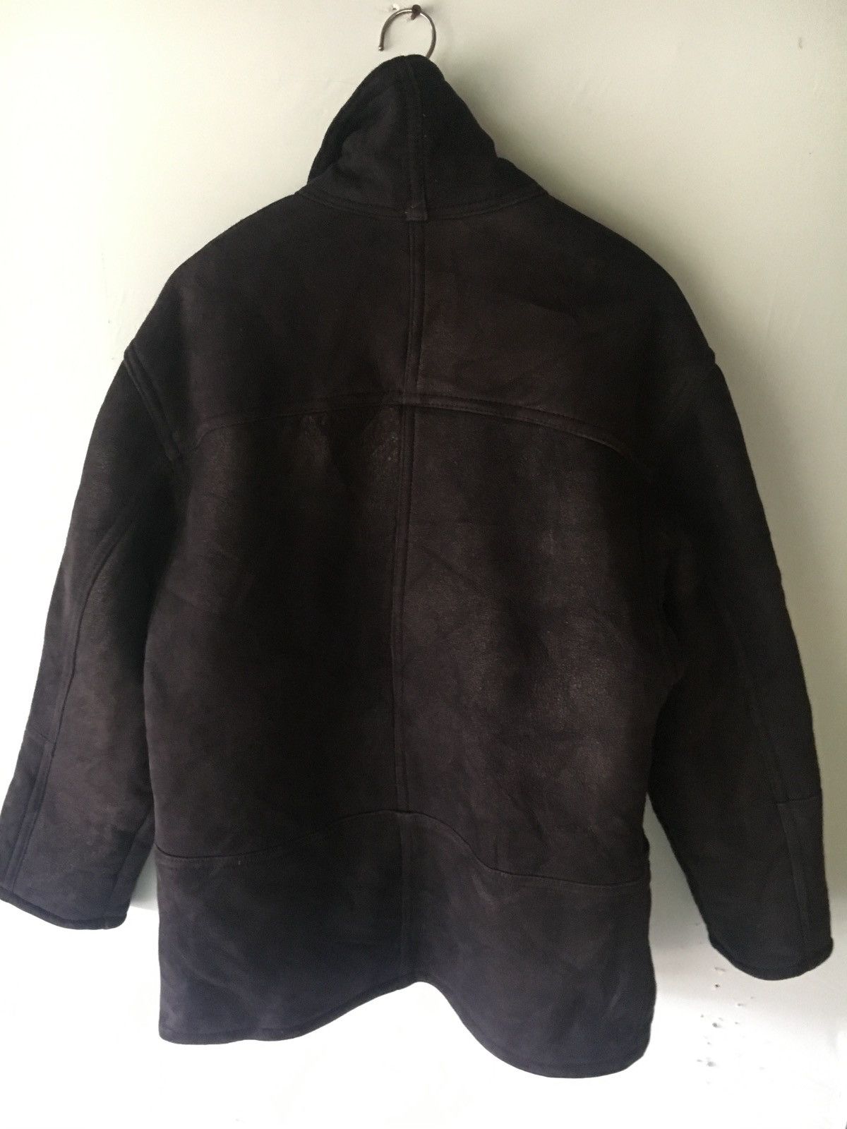Vintage SHEARLING BLACK SIZE L JACKET LEATHER ITALY Size US L / EU 52-54 / 3 - 2 Thumbnail