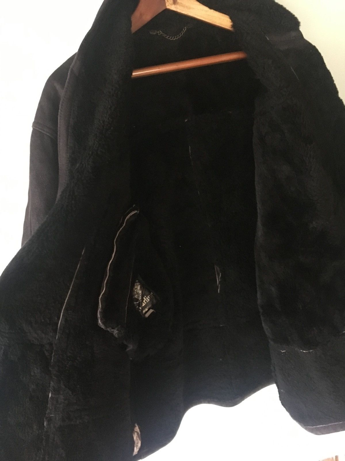Vintage SHEARLING BLACK SIZE L JACKET LEATHER ITALY Size US L / EU 52-54 / 3 - 11 Thumbnail