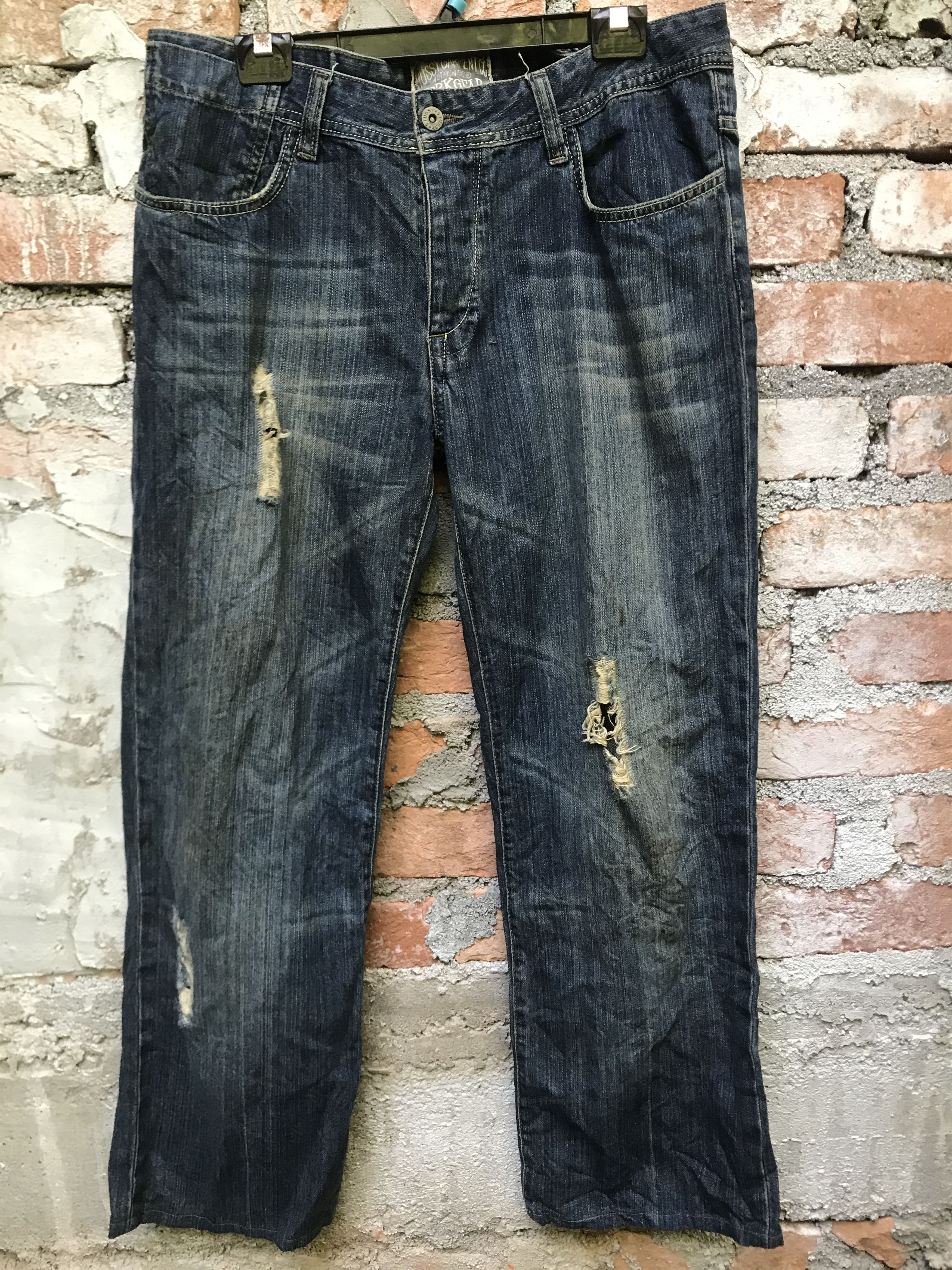 Stussy Stussy Distressed Denim Pants Size US 34 / EU 50 - 1 Thumbnail