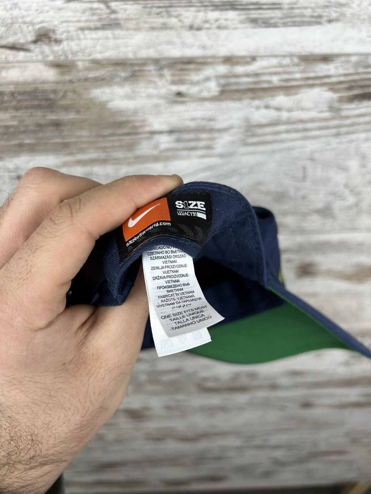 Nike Mens Vintage Nike cap big logo swoosh rare streetwear y2k Size ONE SIZE - 12 Thumbnail