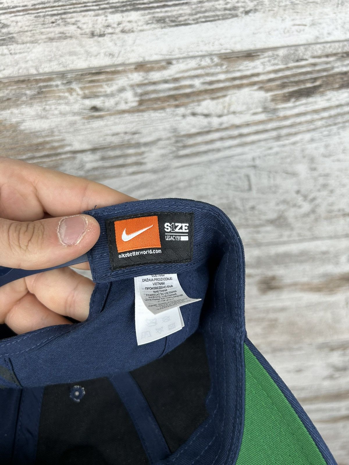 Nike Mens Vintage Nike cap big logo swoosh rare streetwear y2k Size ONE SIZE - 9 Thumbnail