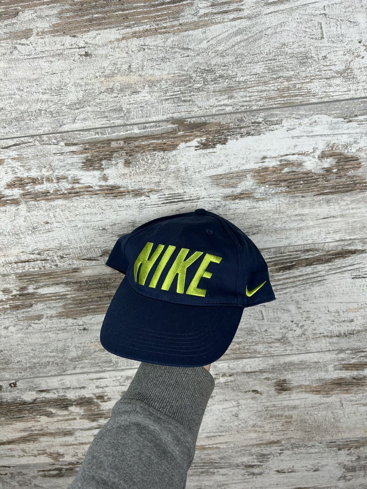 Nike Mens Vintage Nike cap big logo swoosh rare streetwear y2k Size ONE SIZE - 1 Thumbnail