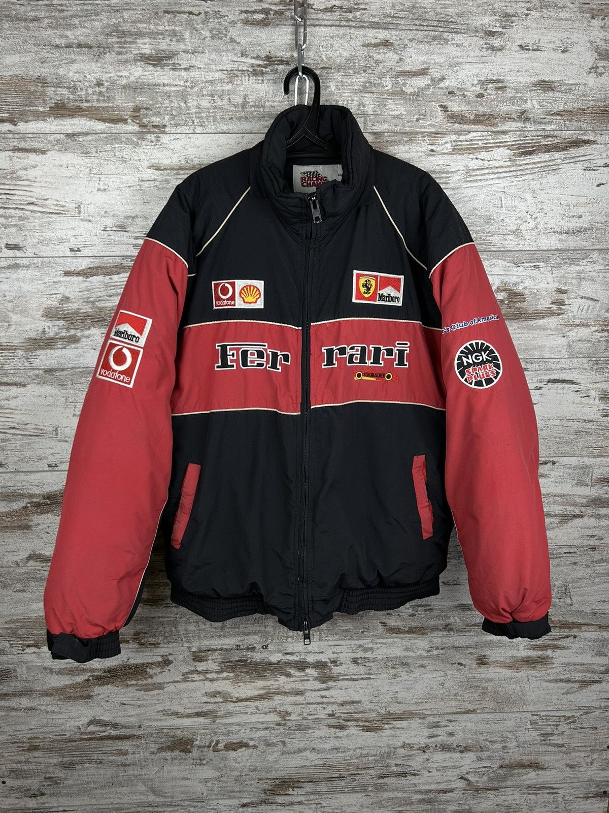Marlboro Mens Vintage Ferrari Racing Jacket Marlboro F1 bombers rare ...