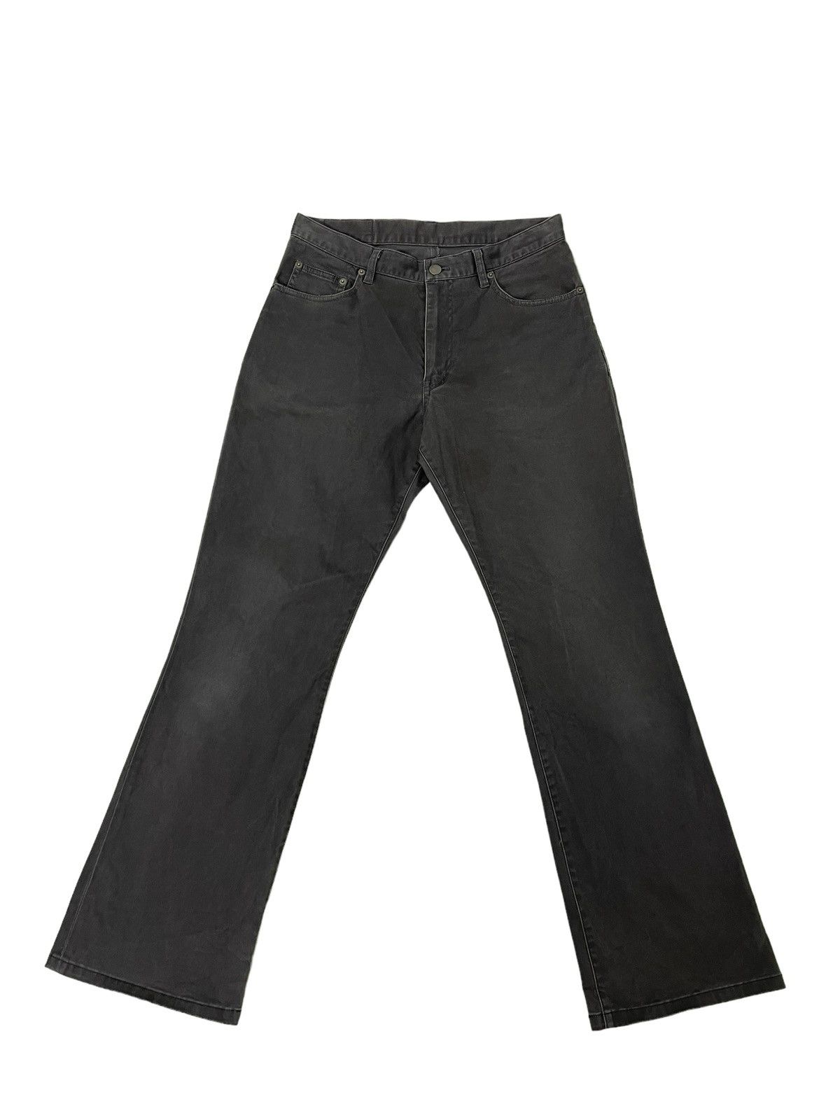 Japanese Brand Flare Jeans Michel Klein Moleskin Boot Cut 5🟦3 Size US 30 / EU 46 - 2 Thumbnail