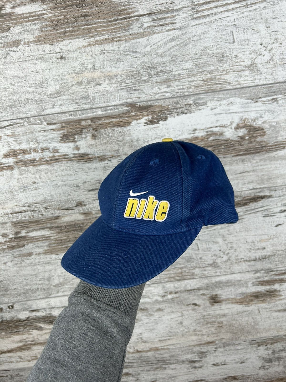 Nike Mens Vintage Nike cap big logo swoosh rare streetwear y2k Size ONE SIZE - 2 Thumbnail