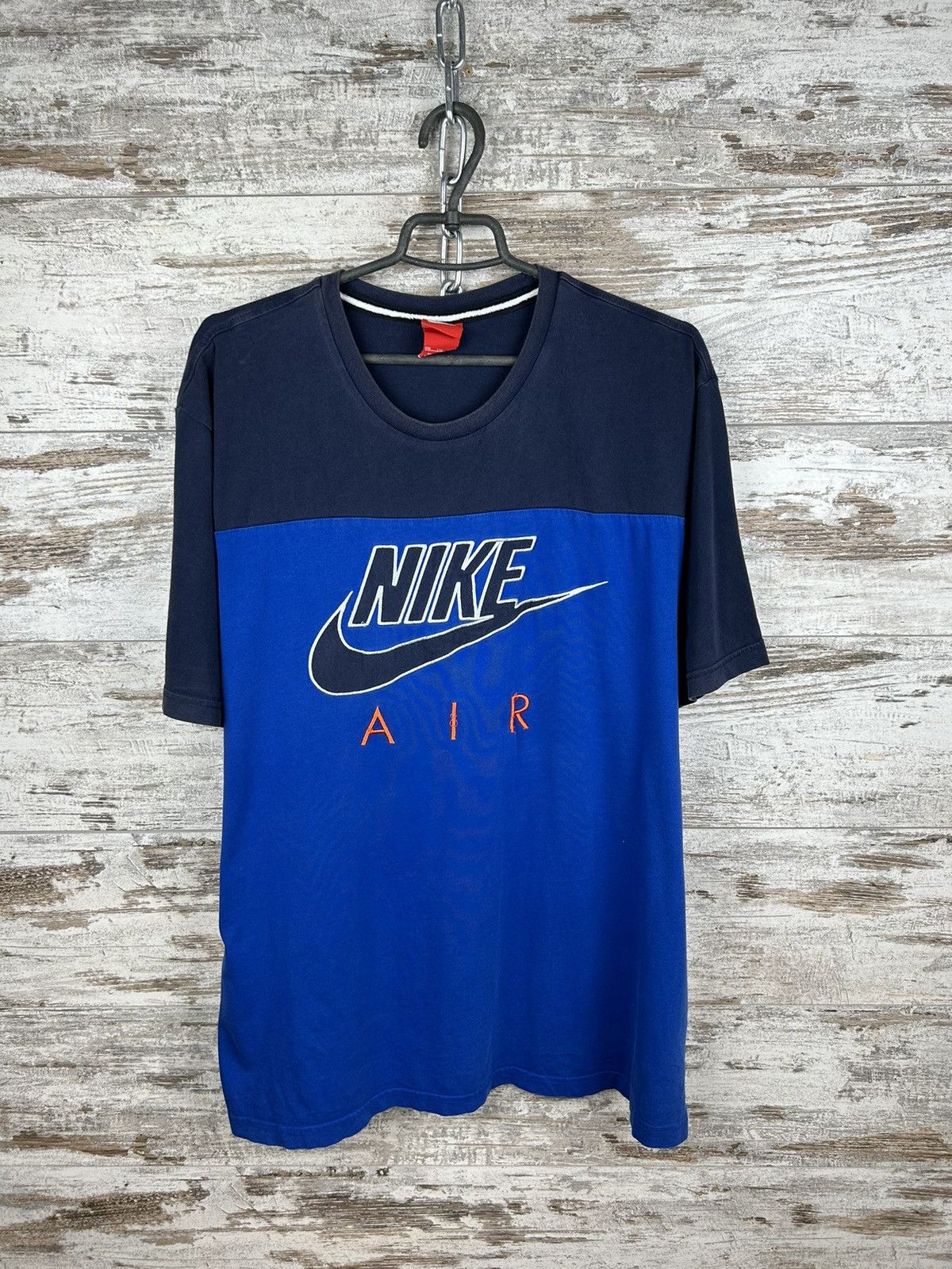 Nike × Vintage Mens Vintage Nike air T-shirt swoosh streetwear tee y2k Size US XXL / EU 58 / 5 - 1 Thumbnail