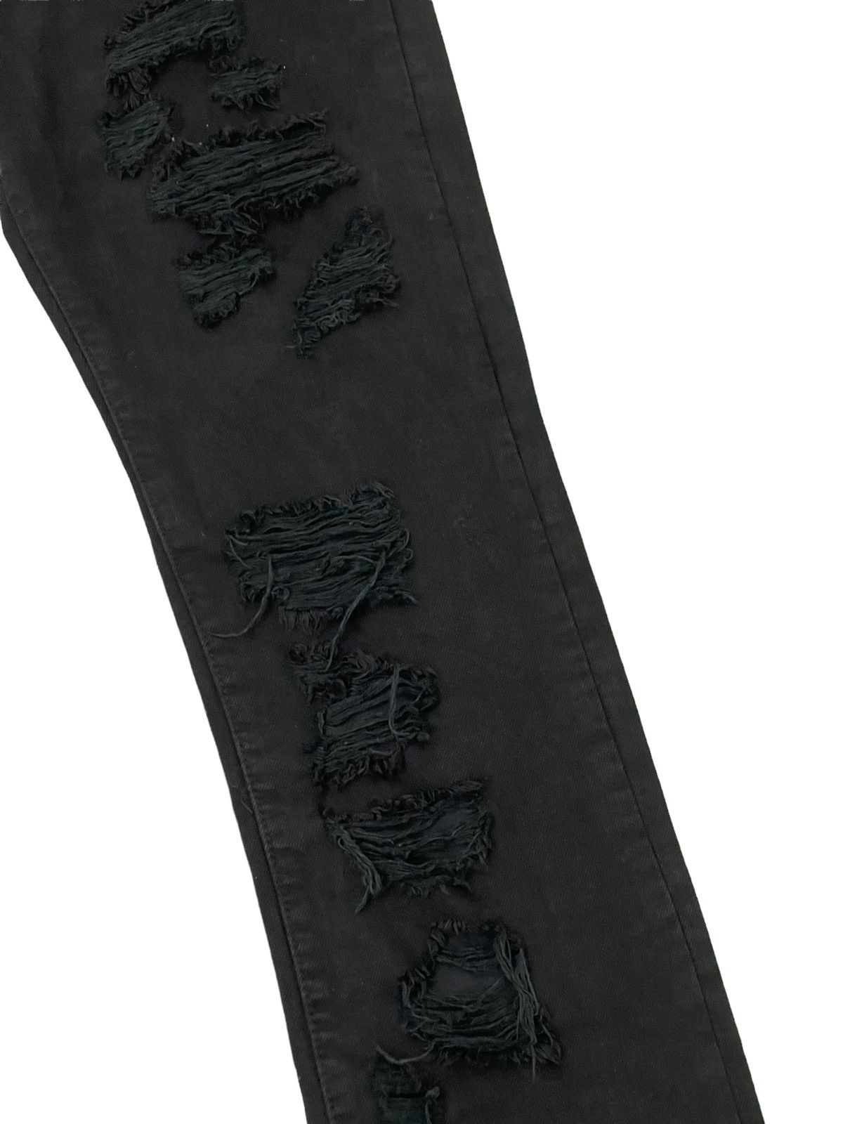 Japanese Brand Slim Jeans CavariA Distress Boro Denim Layered 5🟦3 Size US 30 / EU 46 - 8 Thumbnail
