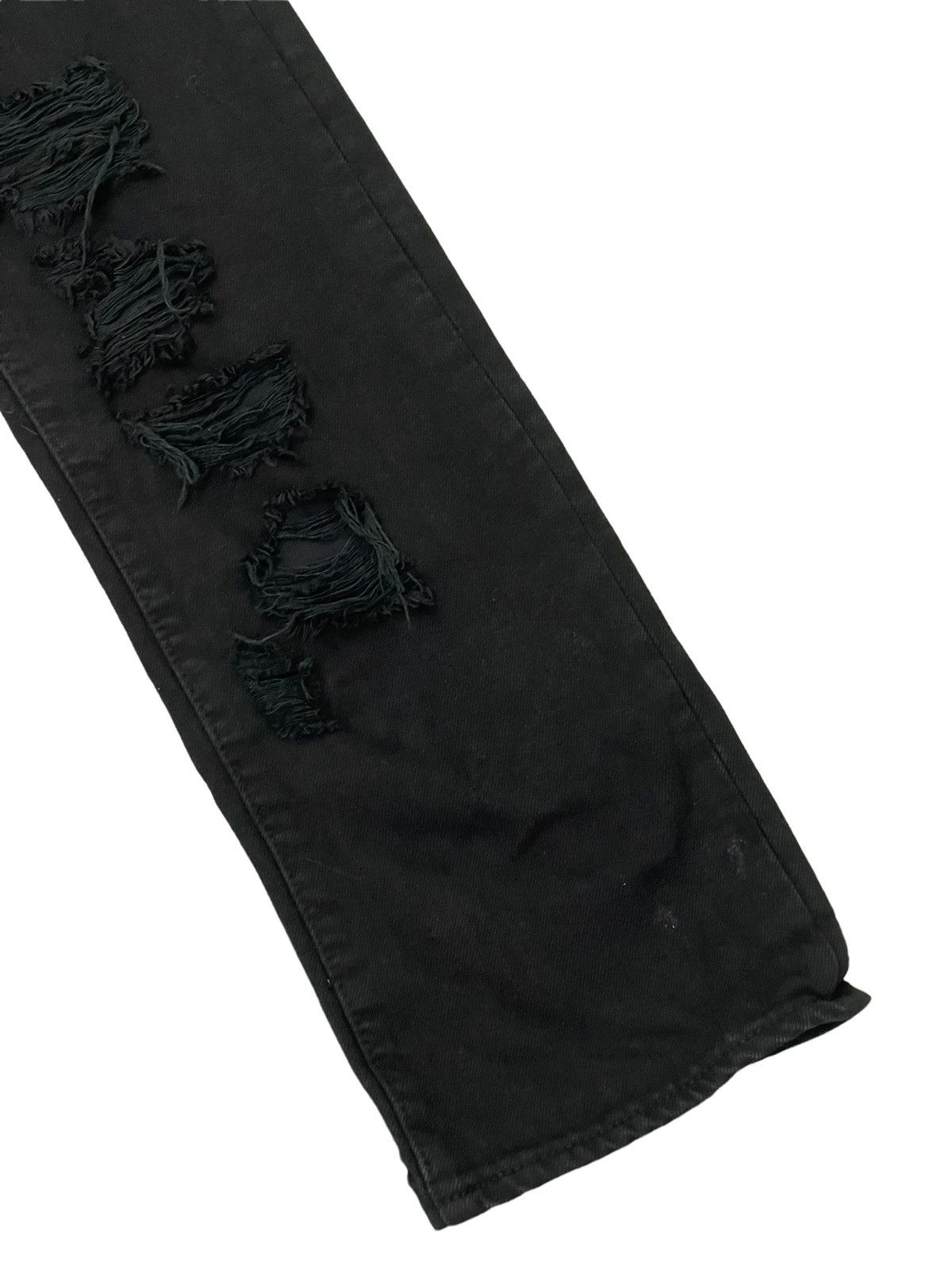 Japanese Brand Slim Jeans CavariA Distress Boro Denim Layered 5🟦3 Size US 30 / EU 46 - 4 Thumbnail