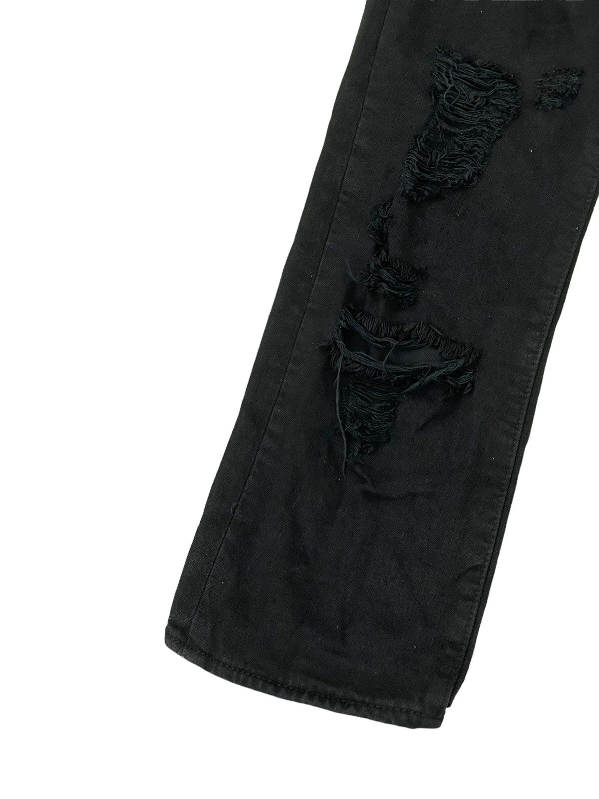 Japanese Brand Slim Jeans CavariA Distress Boro Denim Layered 5🟦3 Size US 30 / EU 46 - 5 Thumbnail