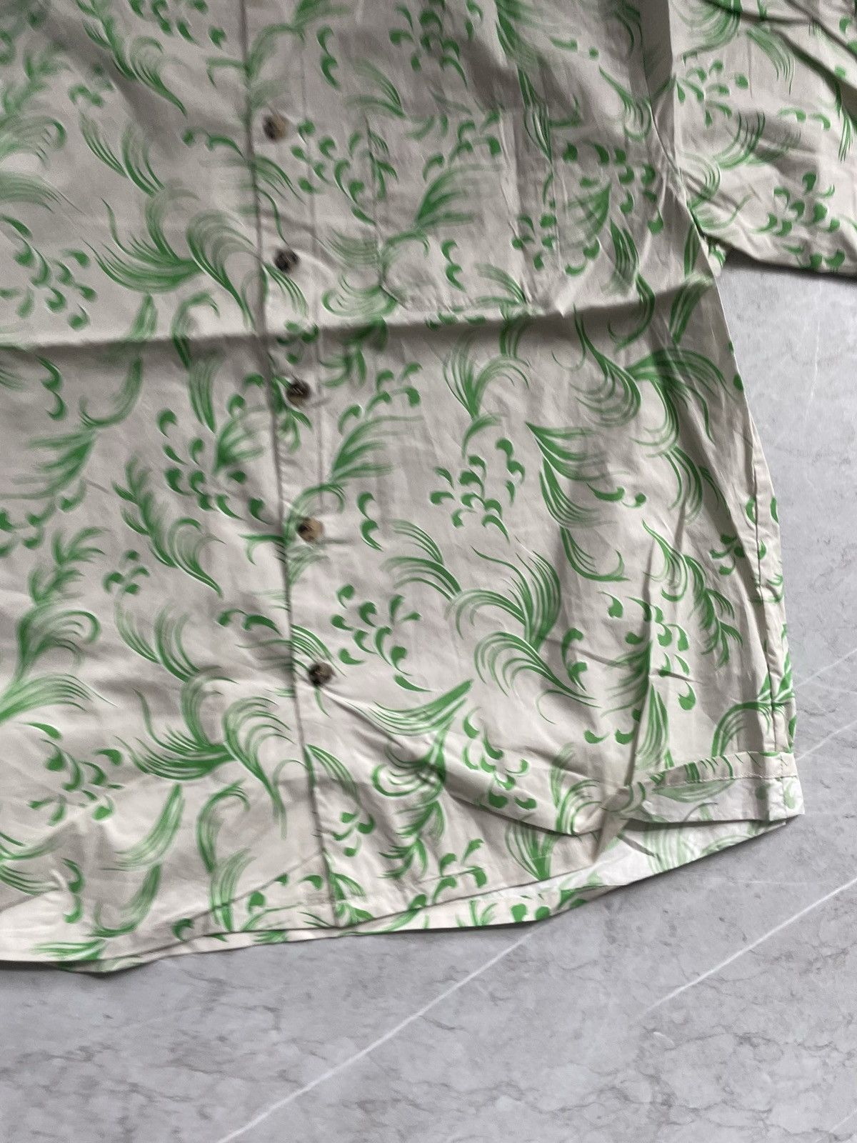 John Elliott Convertible collar printed shirt size 2 Size US M / EU 48-50 / 2 - 2 Thumbnail