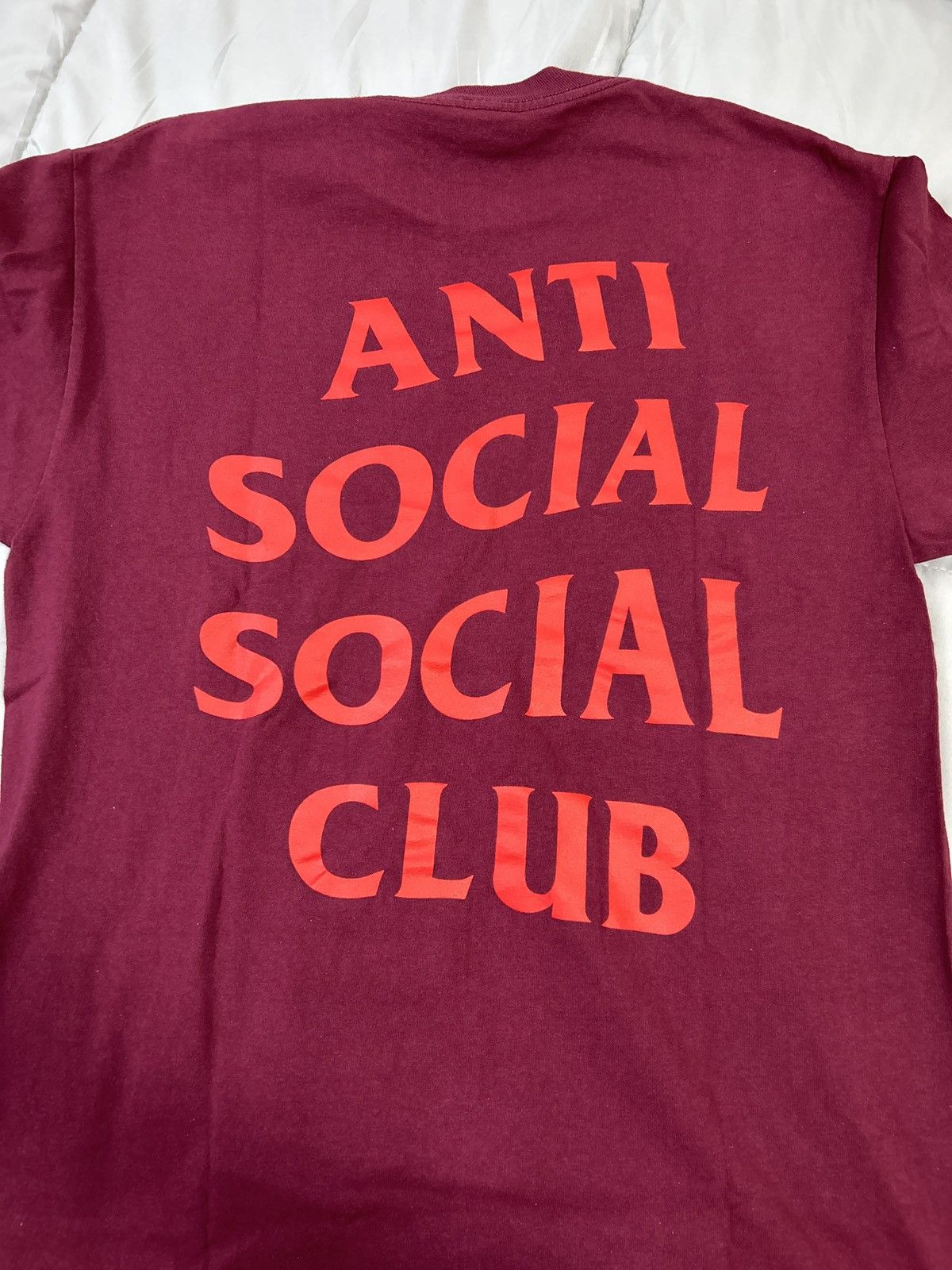 Anti Social Social Club Anti Social Social Club Seoul T shirt Maroon Size US M / EU 48-50 / 2 - 4 Thumbnail