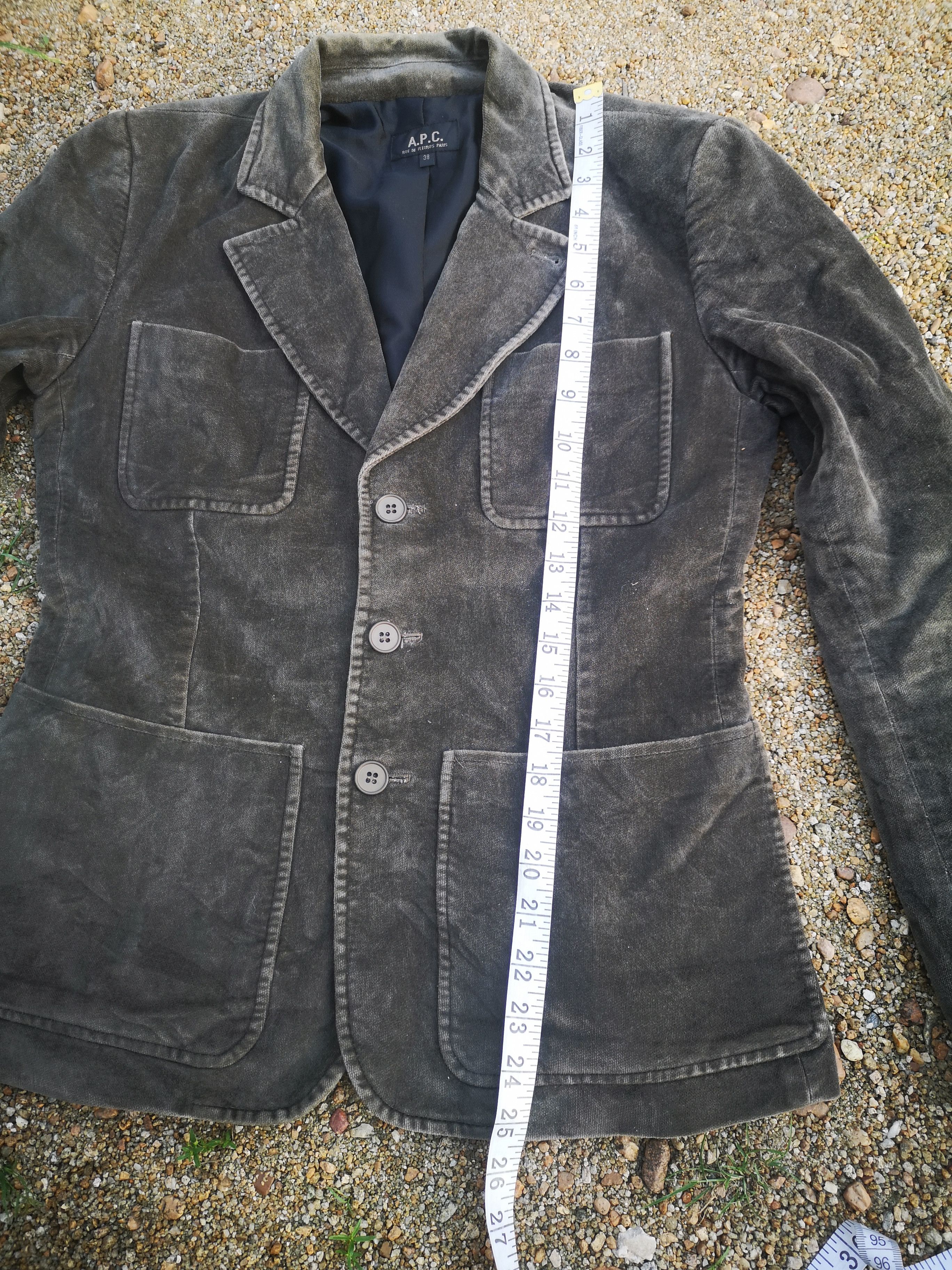 A.P.C. A.P. C Blazer Smoky Gray Size XS / US 0-2 / IT 36-38 - 10 Thumbnail