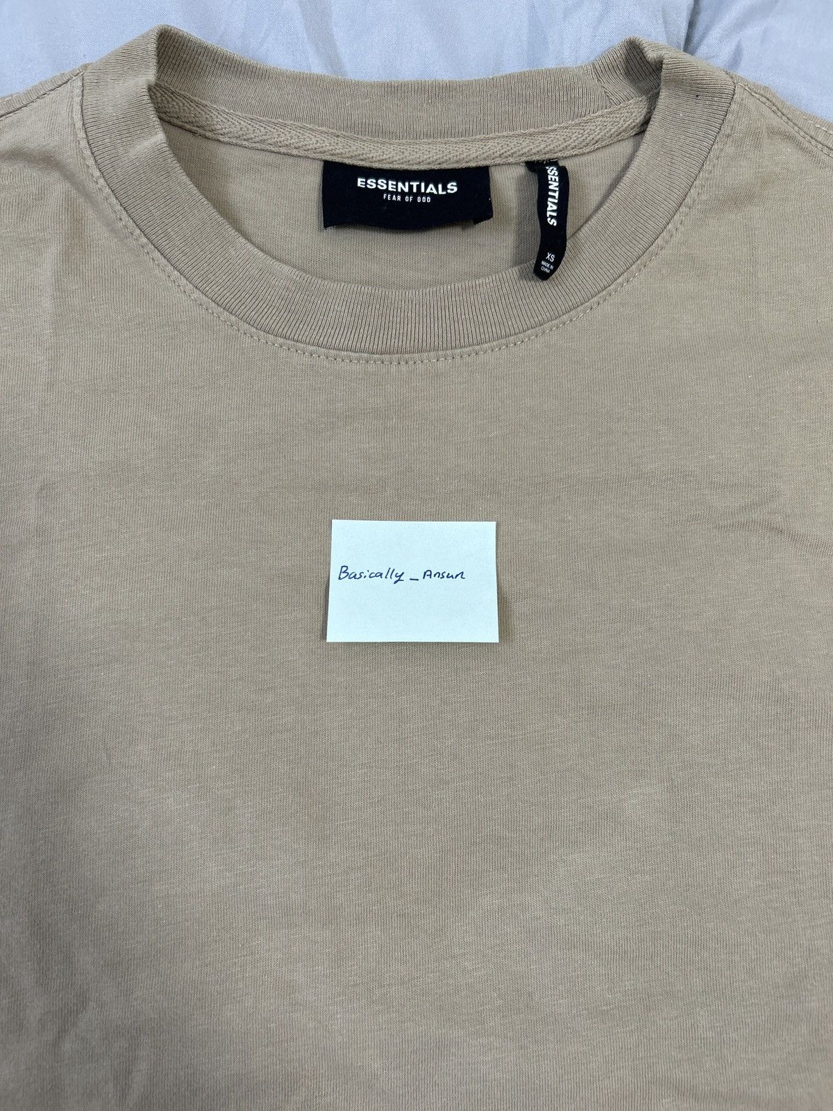 Essentials × Fear of God Fear of God Essentials Tan t shirt Size US XS / EU 42 / 0 - 1 Thumbnail