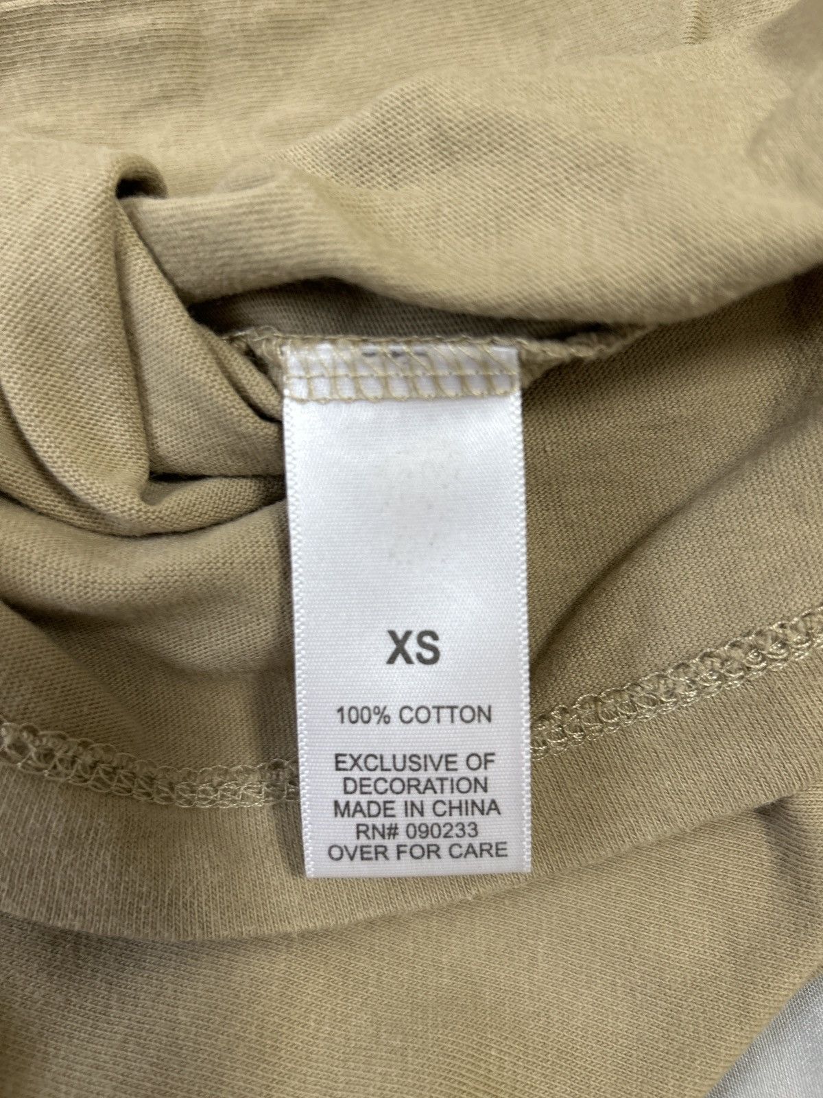 Essentials × Fear of God Fear of God Essentials Tan t shirt Size US XS / EU 42 / 0 - 6 Thumbnail