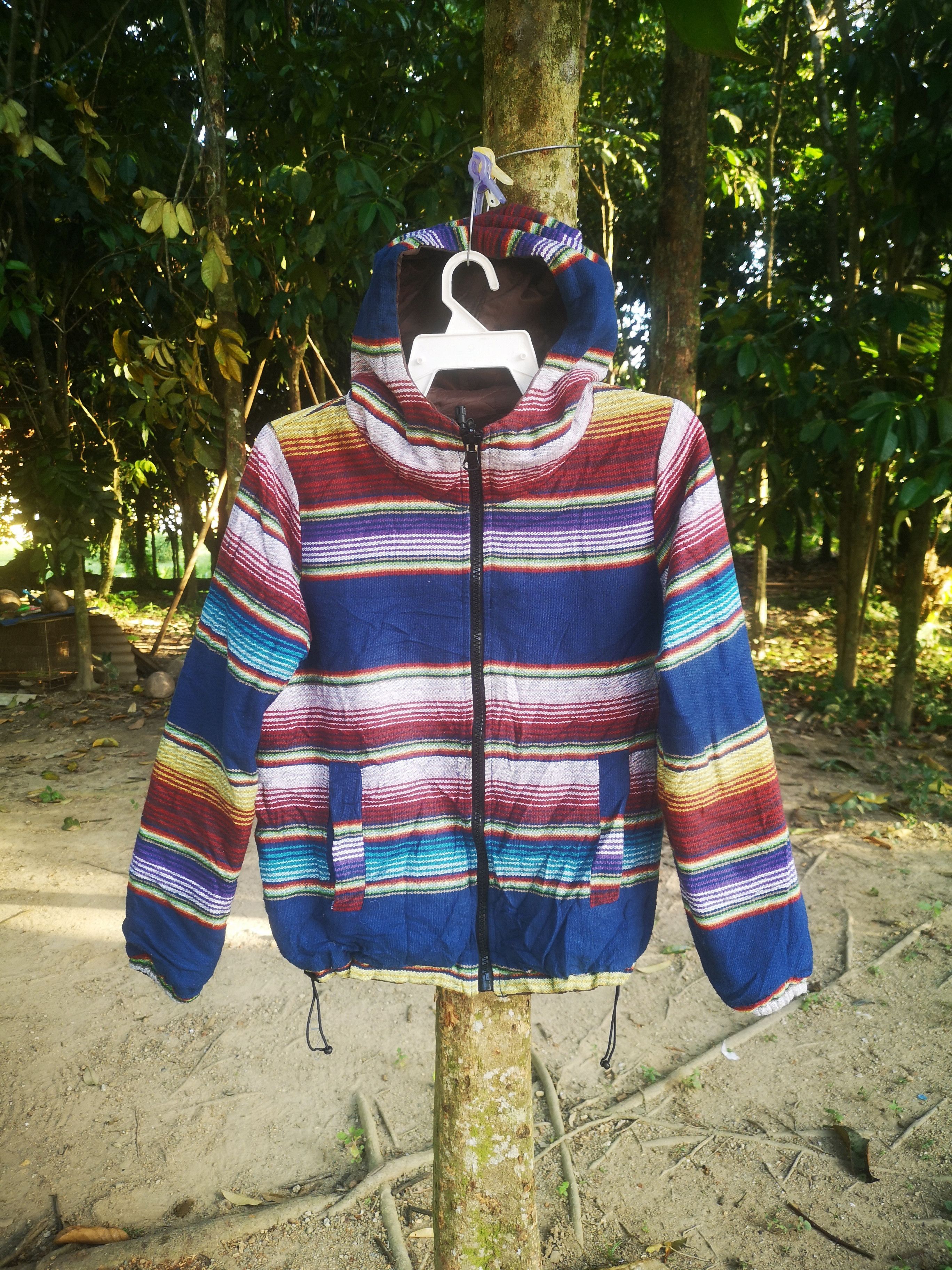Revesible Hoodie Rainbow Style