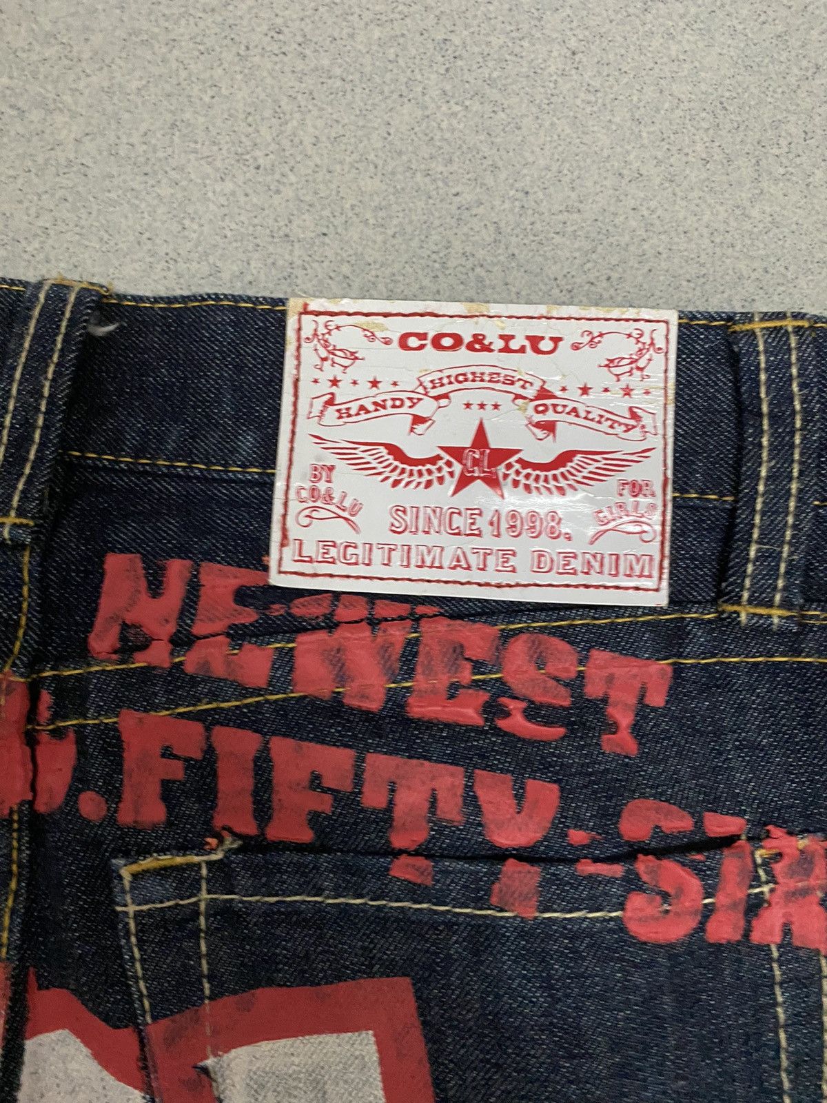 Japanese Brand × Vintage Vintage Co&Lu Biglogo Japanese Denim Jeans Size US 29 - 8 Thumbnail