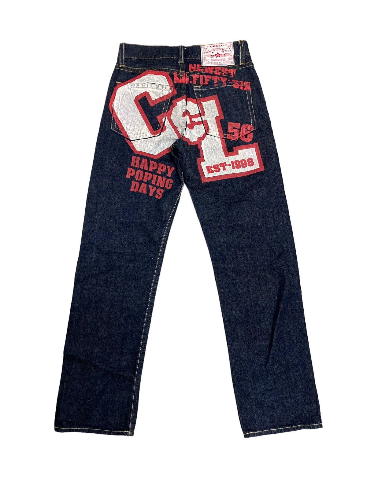 Japanese Brand × Vintage Vintage Co&Lu Biglogo Japanese Denim Jeans Size US 29 - 1 Thumbnail