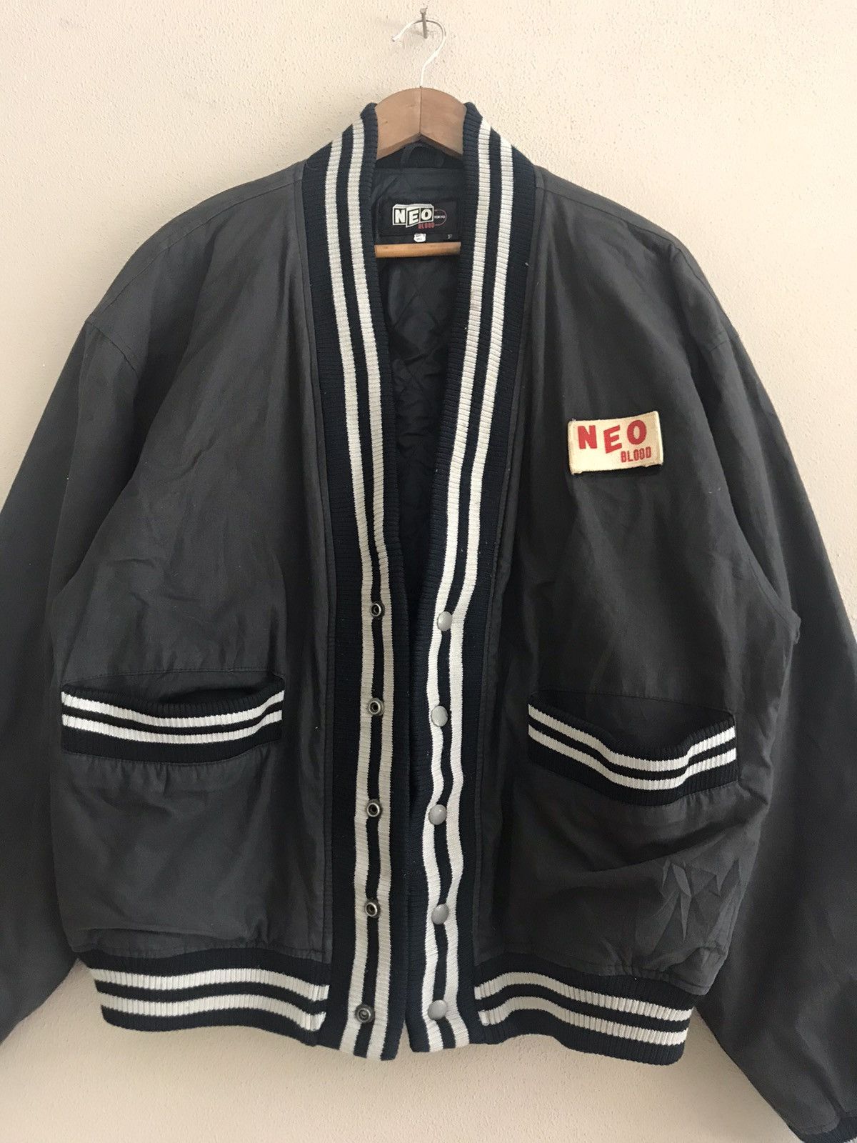 Japanese Brand ☀️Neo Blood cardigan bomber style jacket Size US L / EU 52-54 / 3 - 8 Thumbnail